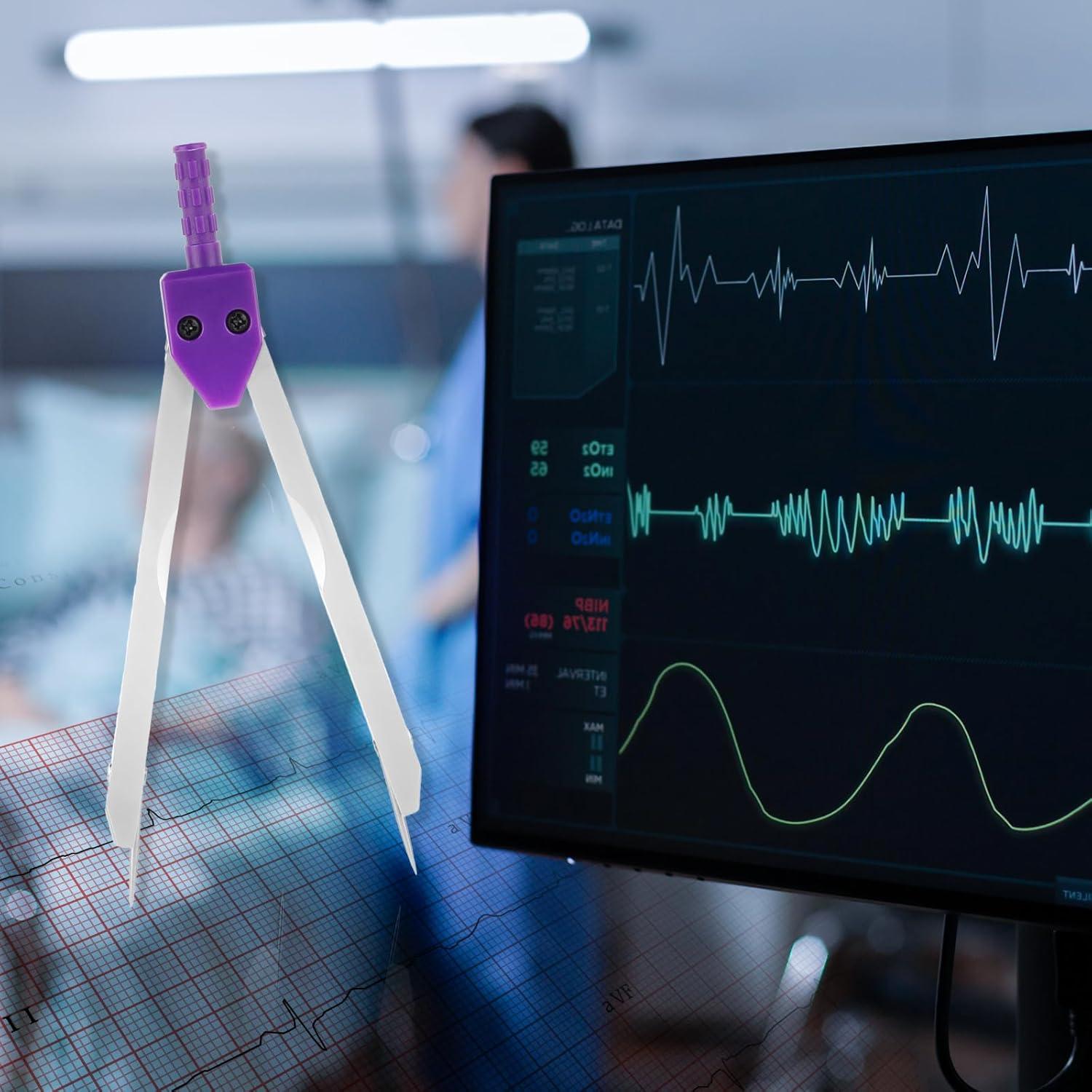 Calibrador EKG MOZEAT LENS 2 Piezas Color Púrpura