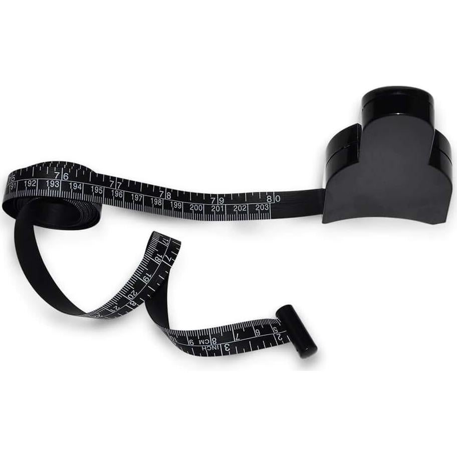 Cinta Métrica Retráctil WIN TAPE 205cm Negro - Medición Cuerpo