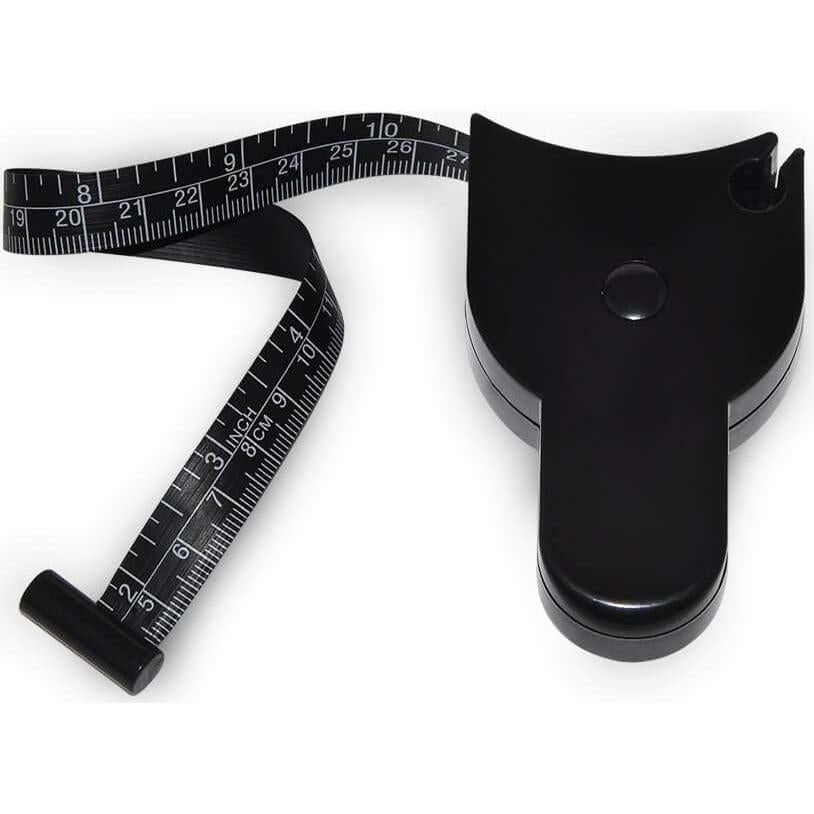 Cinta Métrica Retráctil WIN TAPE 205cm Negro - Medición Cuerpo