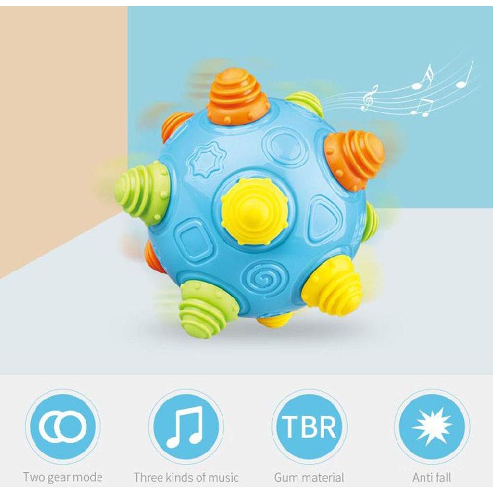 Bola de Baile Musical para Bebés - Juguete Sensorial Rebotante