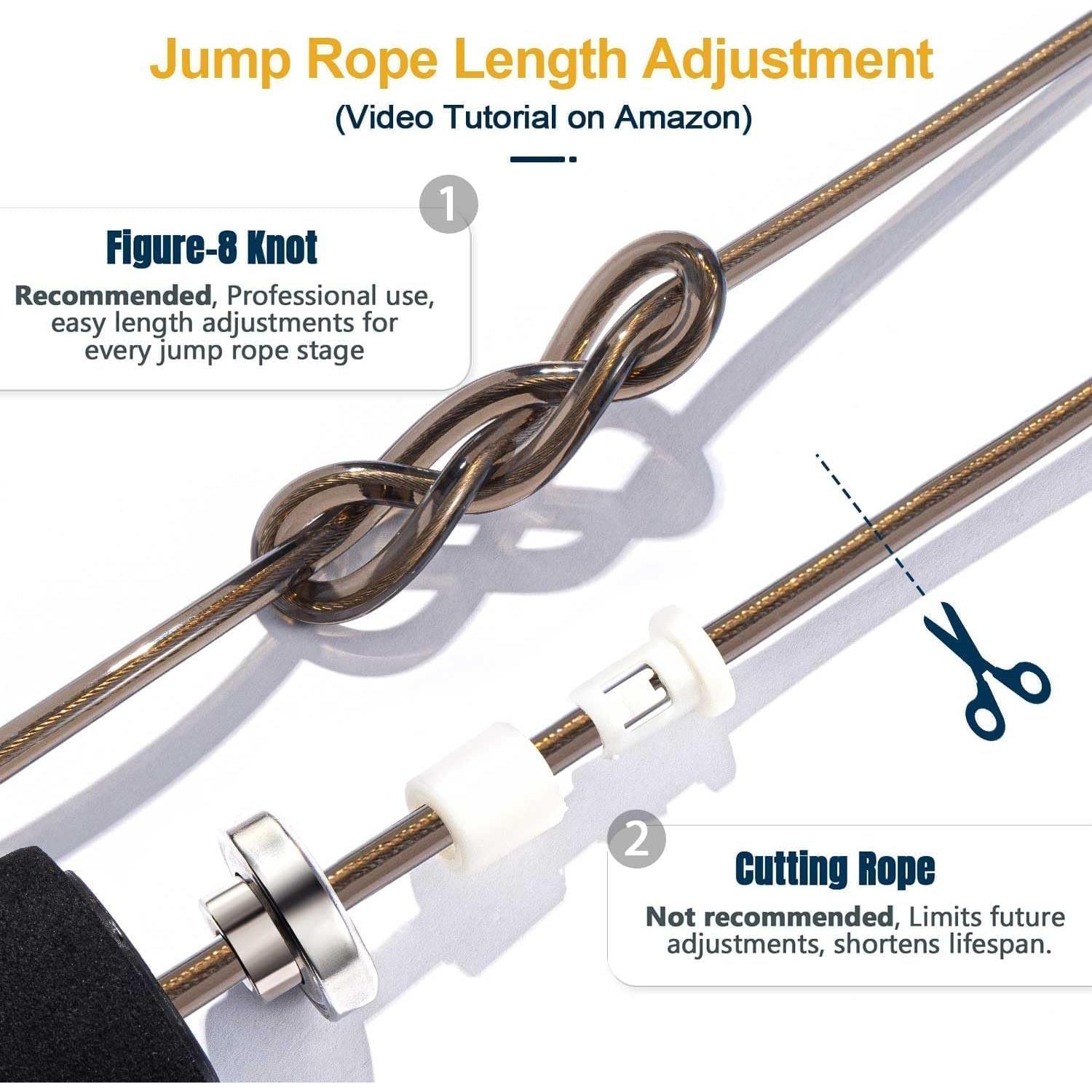 Cuerda de Salto 2 en 1 Coniflor - Sin Enredos y Ajustable