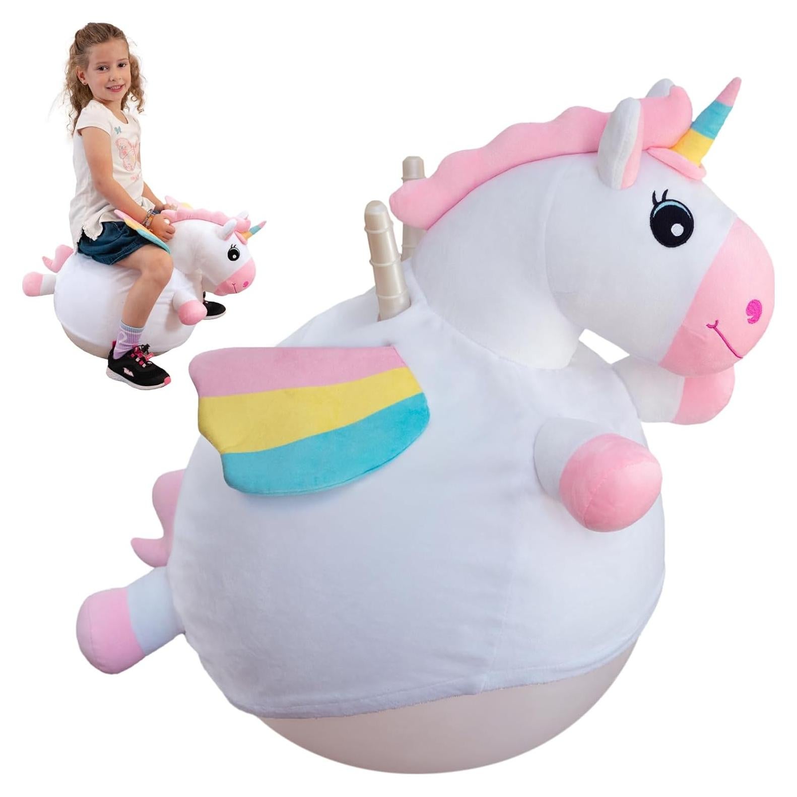 Balón Saltarín Unicornio WALIKI 45.72 cm para Niños 3-5 Años