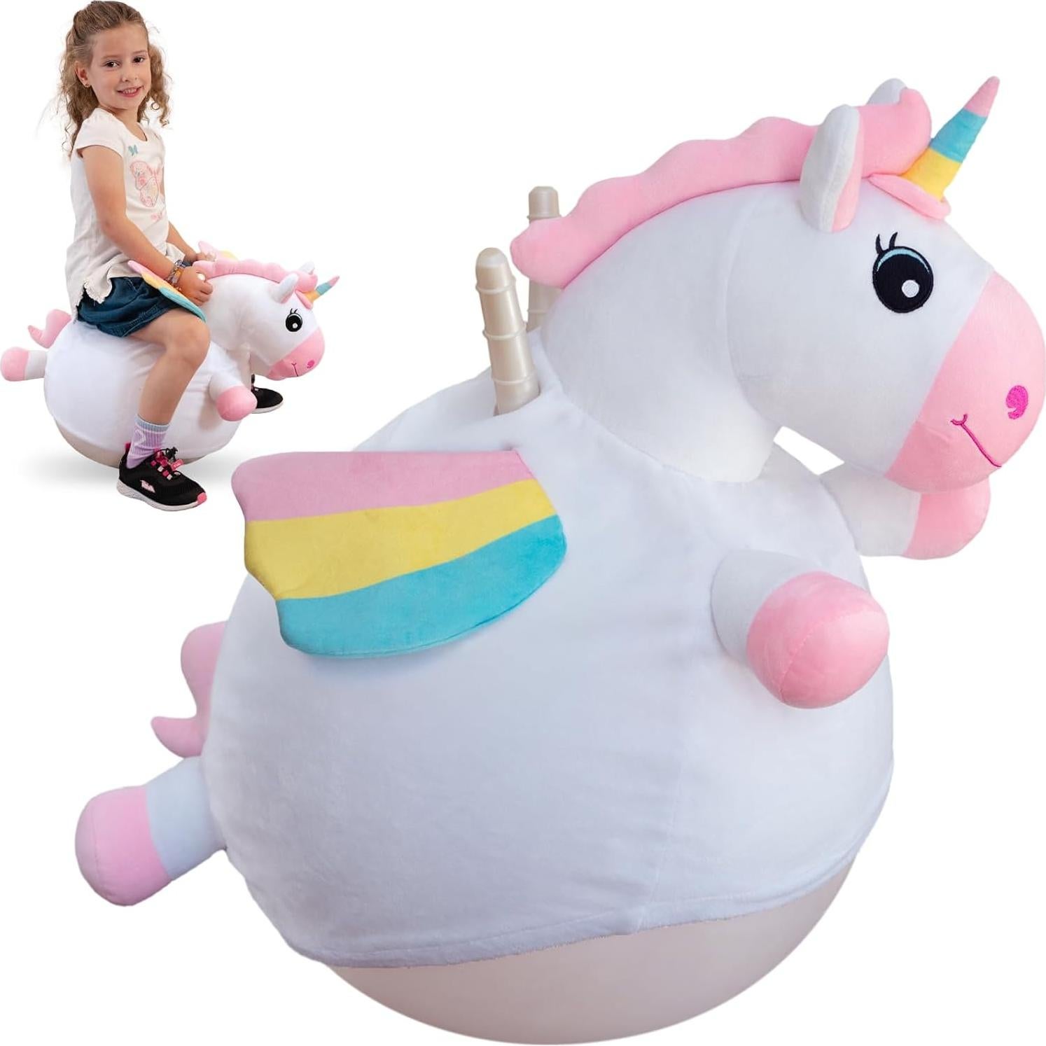 Balón Saltarín Unicornio WALIKI 45.72 cm para Niños 3-5 Años