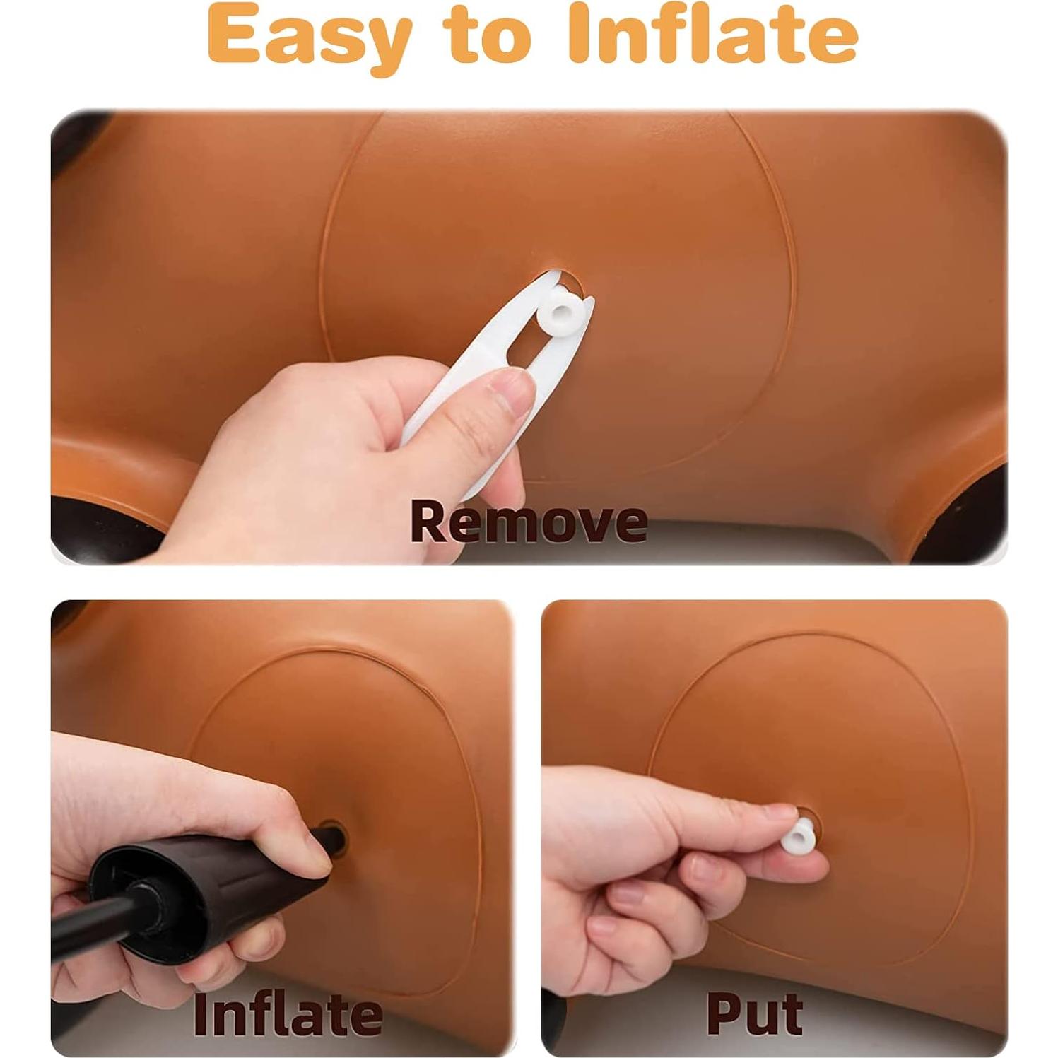 Caballo Saltarín Inflable HotMax para Niños - 55cm