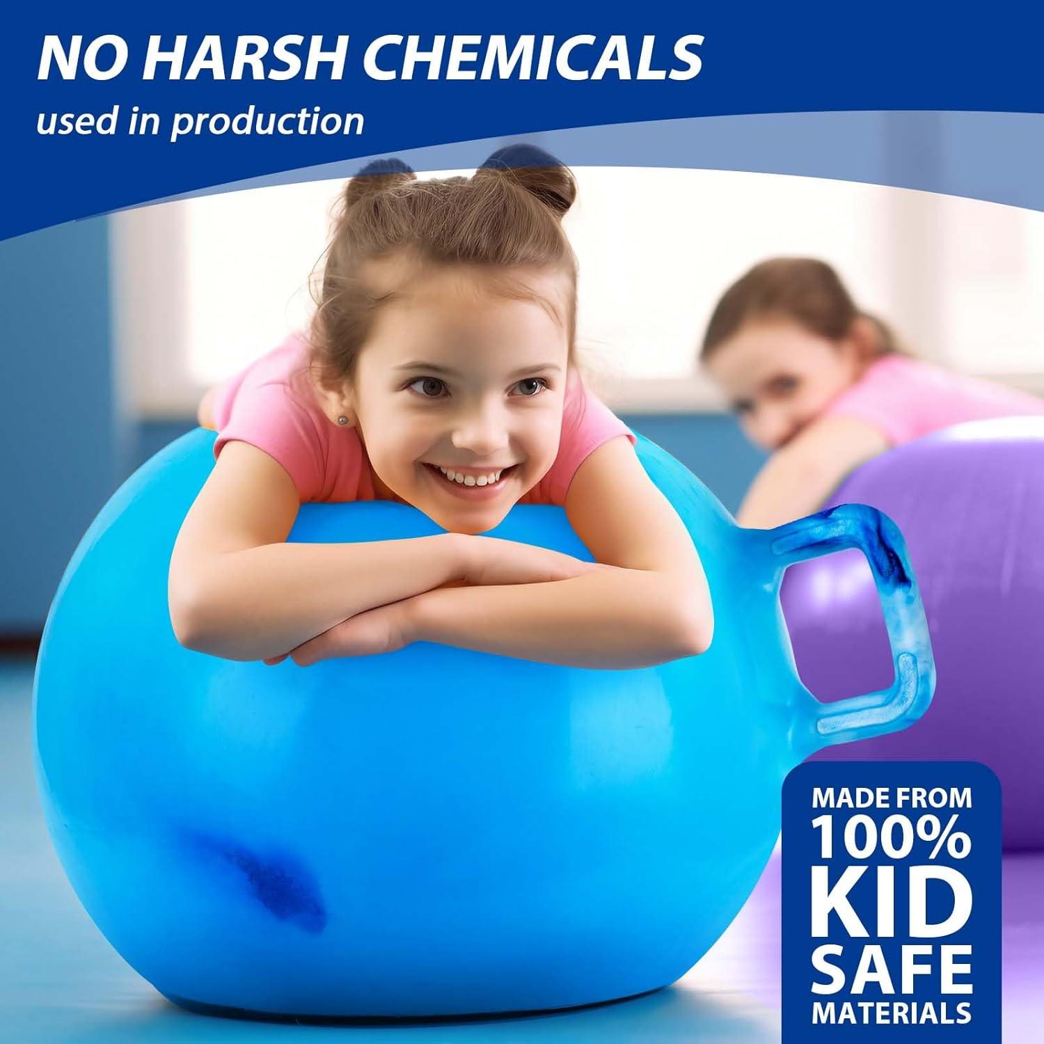 Paquete de 2 Pelotas Saltarinas Willingfun 45.72 cm con Bomba