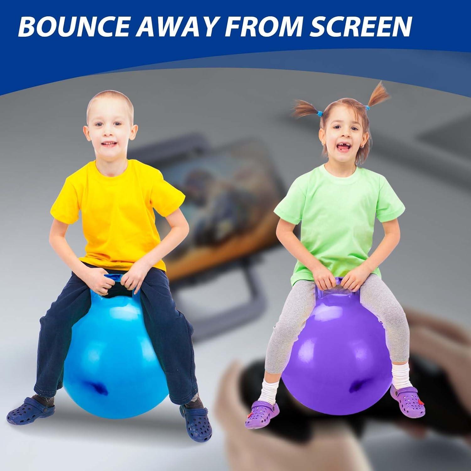 Paquete de 2 Pelotas Saltarinas Willingfun 45.72 cm con Bomba