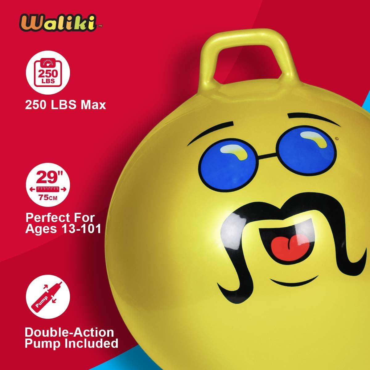 Pelota Saltarina Adulto Waliki 73.66 cm Amarillo - Hoppity Hop