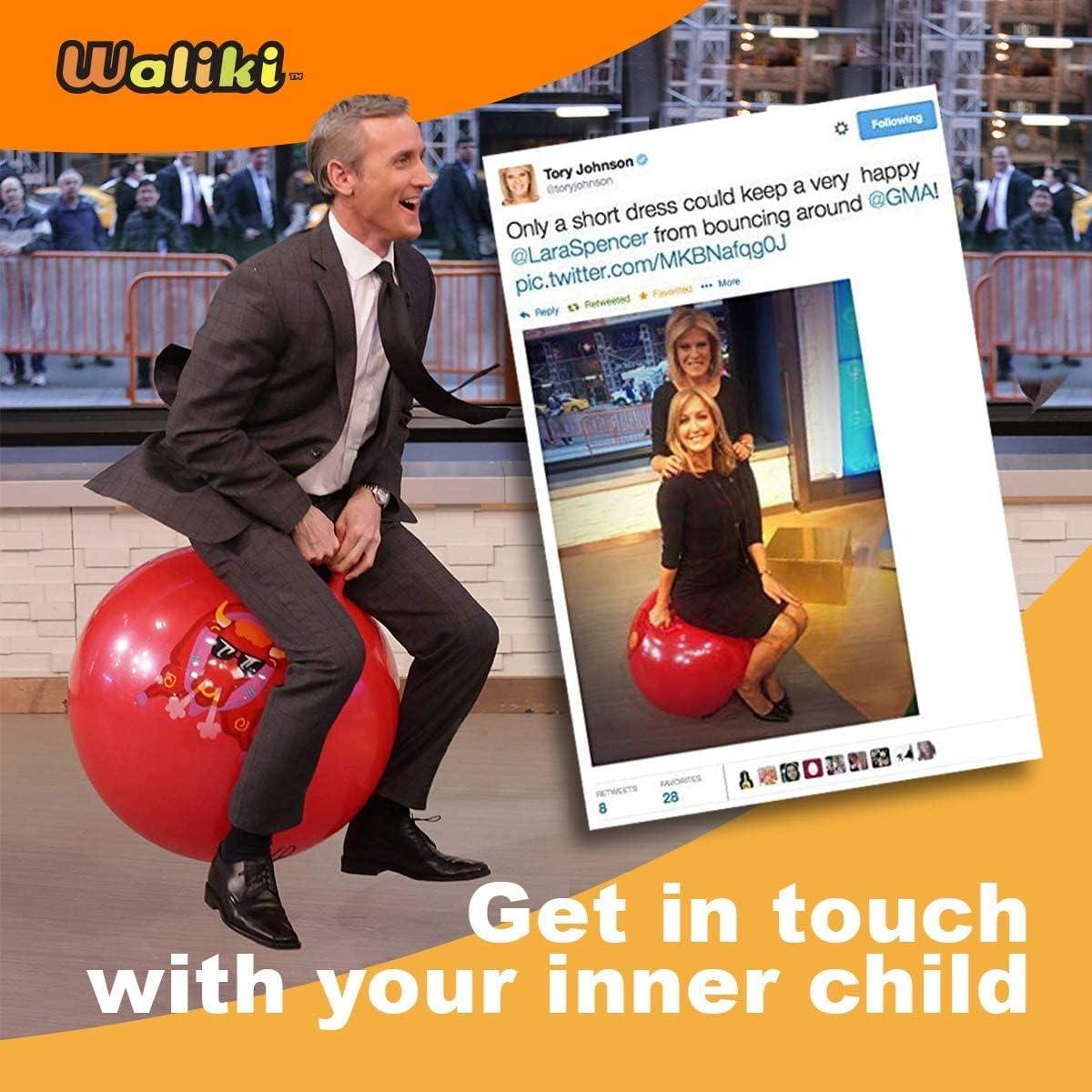 Pelota Saltarina Adulto Waliki 73.66 cm Amarillo - Hoppity Hop