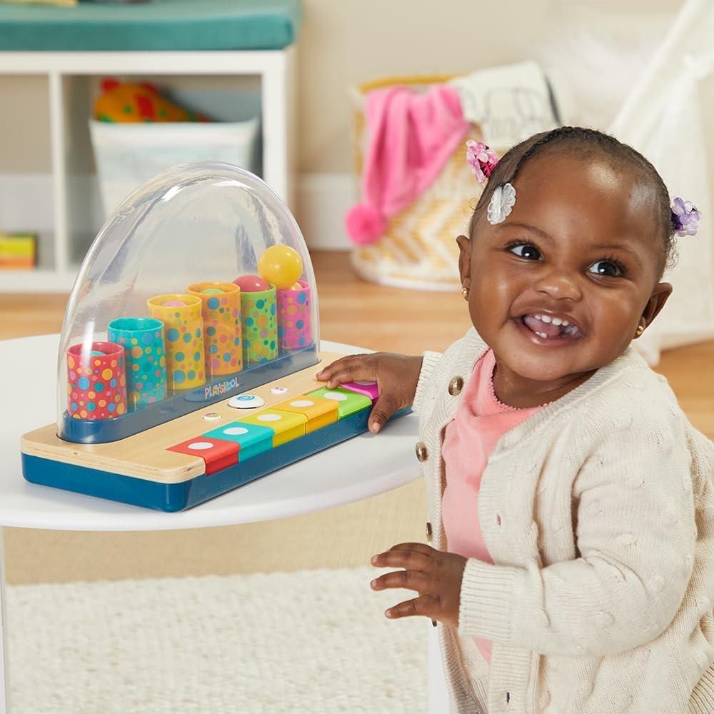 Piano Colorido Pop-A-Tune Playskool - Juguete Educativo 12+ Meses
