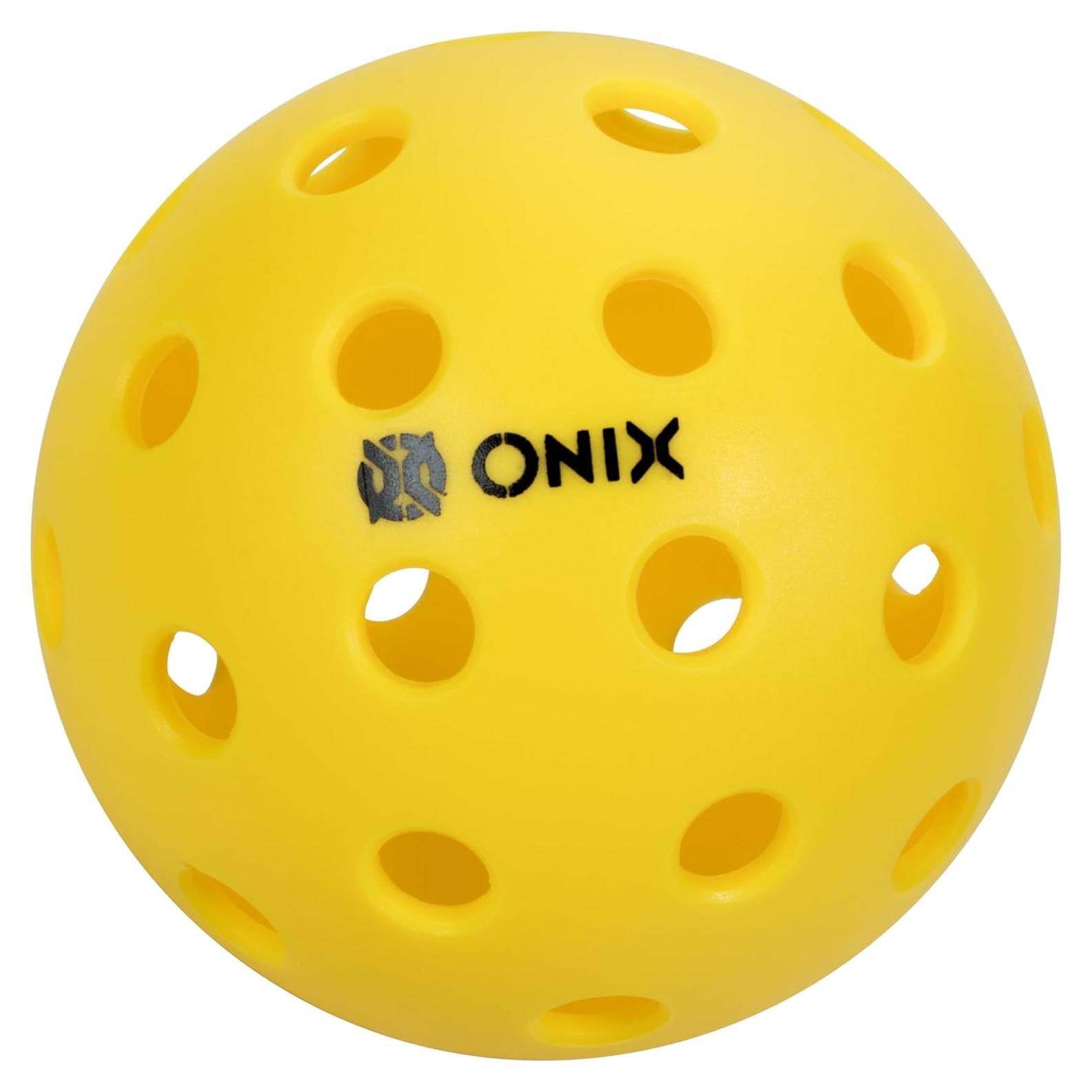 Pelotas de Pickleball Onix Pure 2 - Paquete de 6 Amarillo Exterior