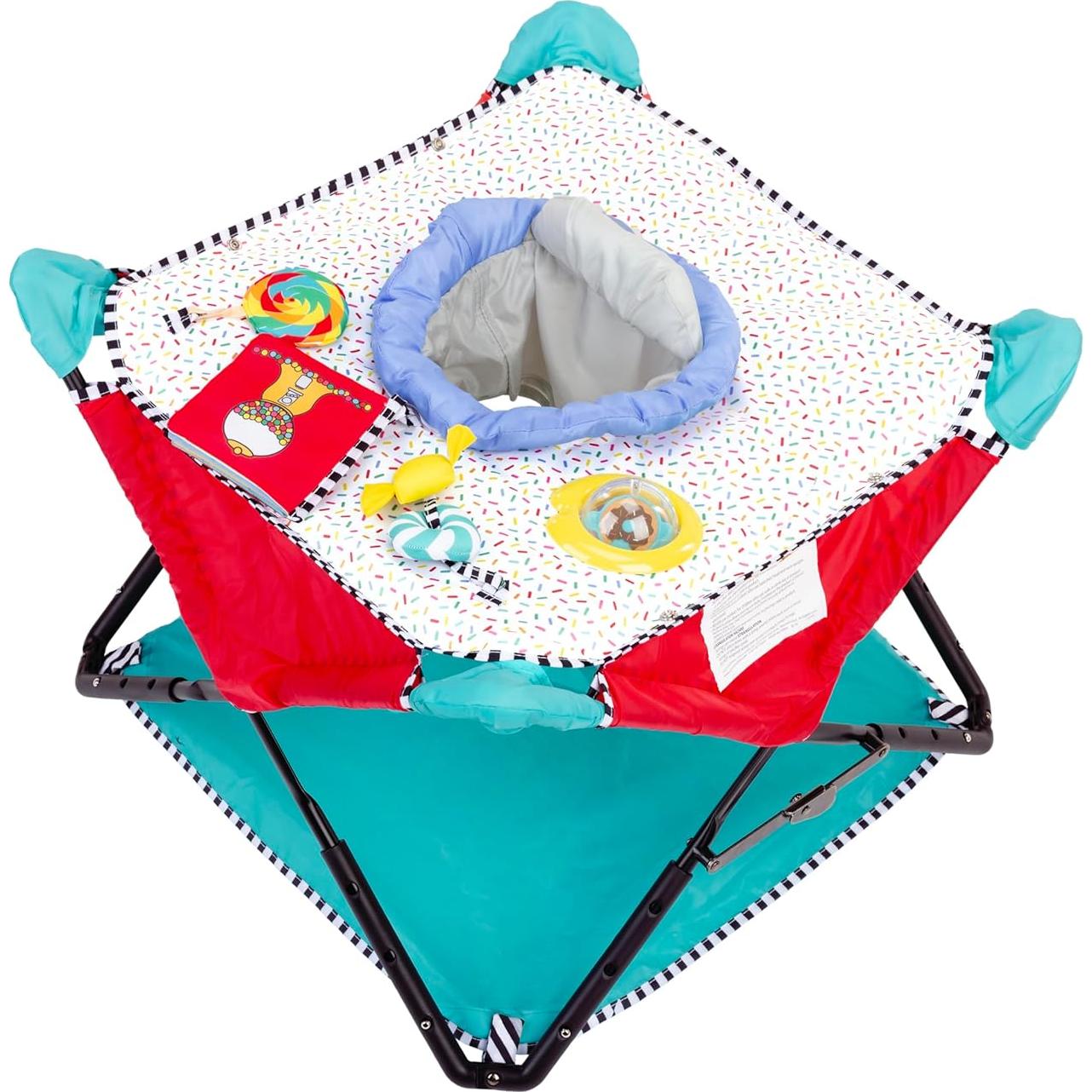 Saltador de Actividad Portátil Bright Starts Pop 'N Jump Dulces