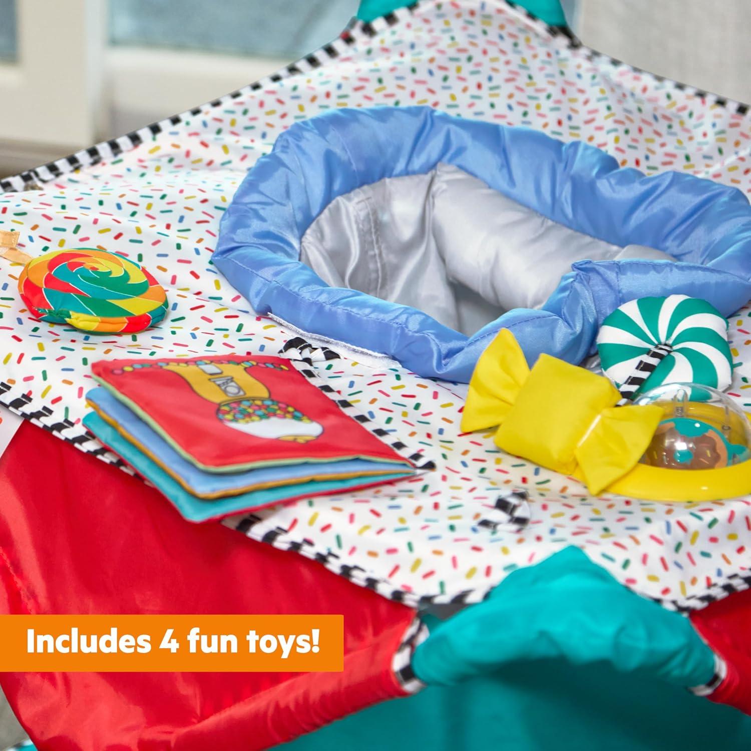 Saltador de Actividad Portátil Bright Starts Pop 'N Jump Dulces