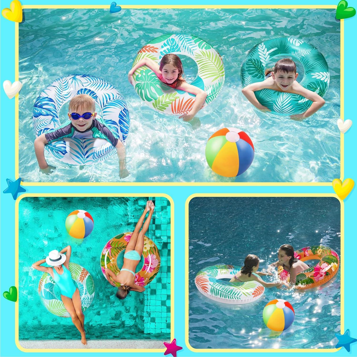 Conjunto de Flotadores de Piscina 90shine Luau 7PCS Multicolor
