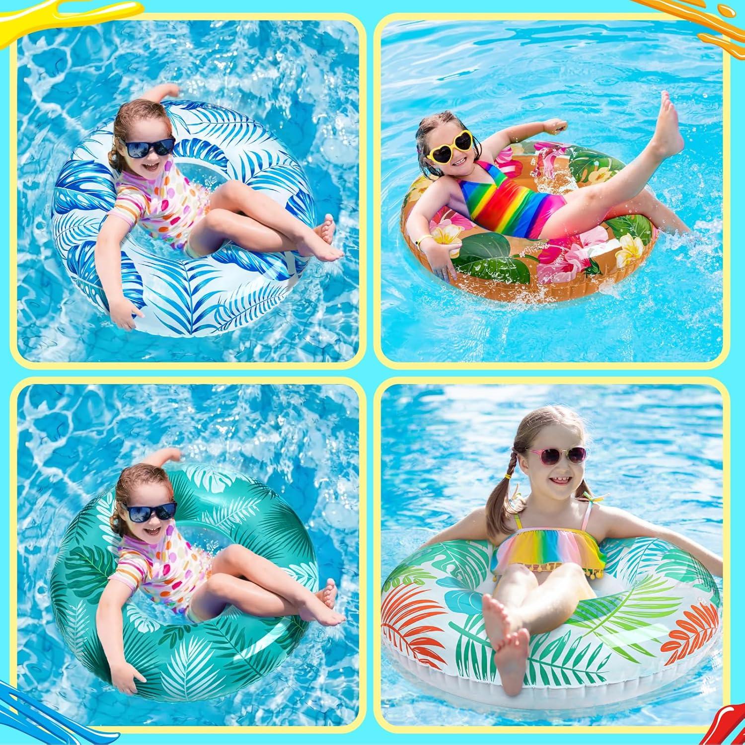 Conjunto de Flotadores de Piscina 90shine Luau 7PCS Multicolor