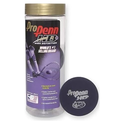 Pelotas de Raquetbol Penn Pro Púrpura HD - Lata de 3 Unidades