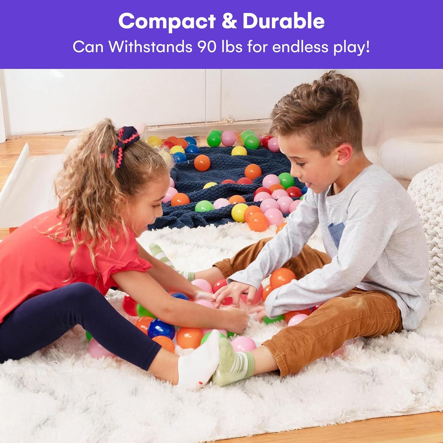 Bolas de Pit Ball Click N' Play 200 Unidades Brillantes