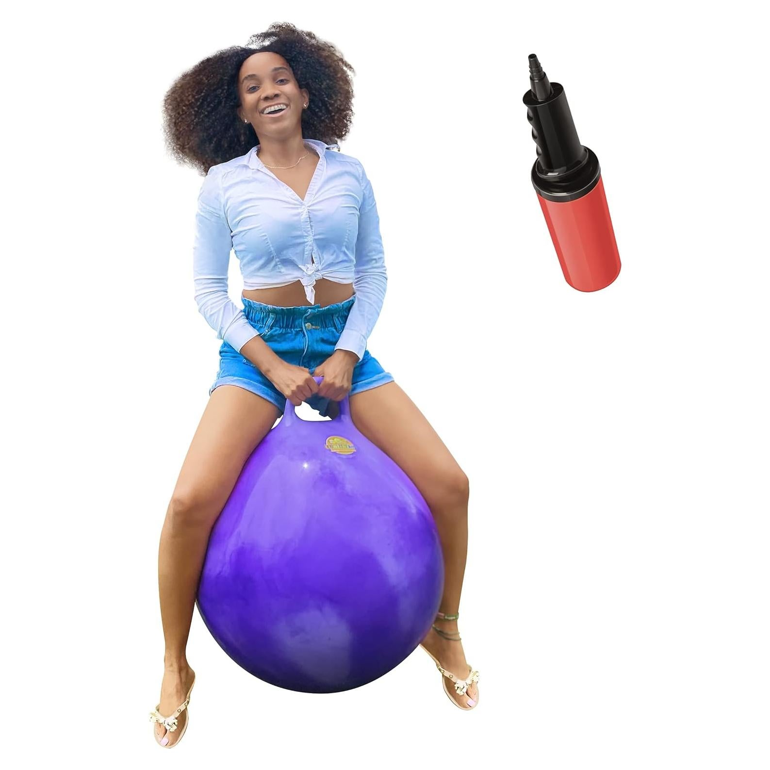 Bola Saltarina WALIKI Púrpura 75 cm para Niños y Terapia