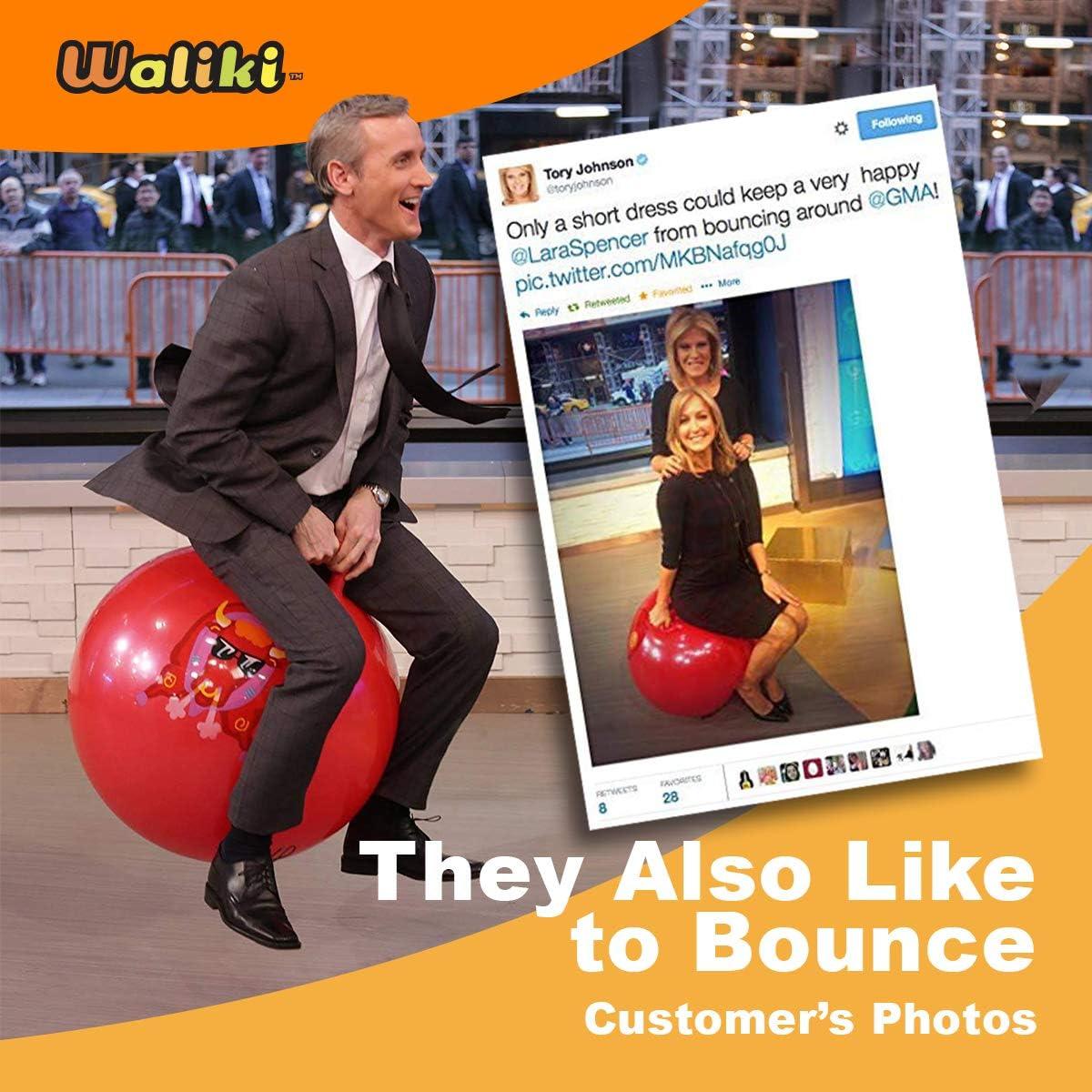 Bola Saltarina WALIKI Púrpura 75 cm para Niños y Terapia