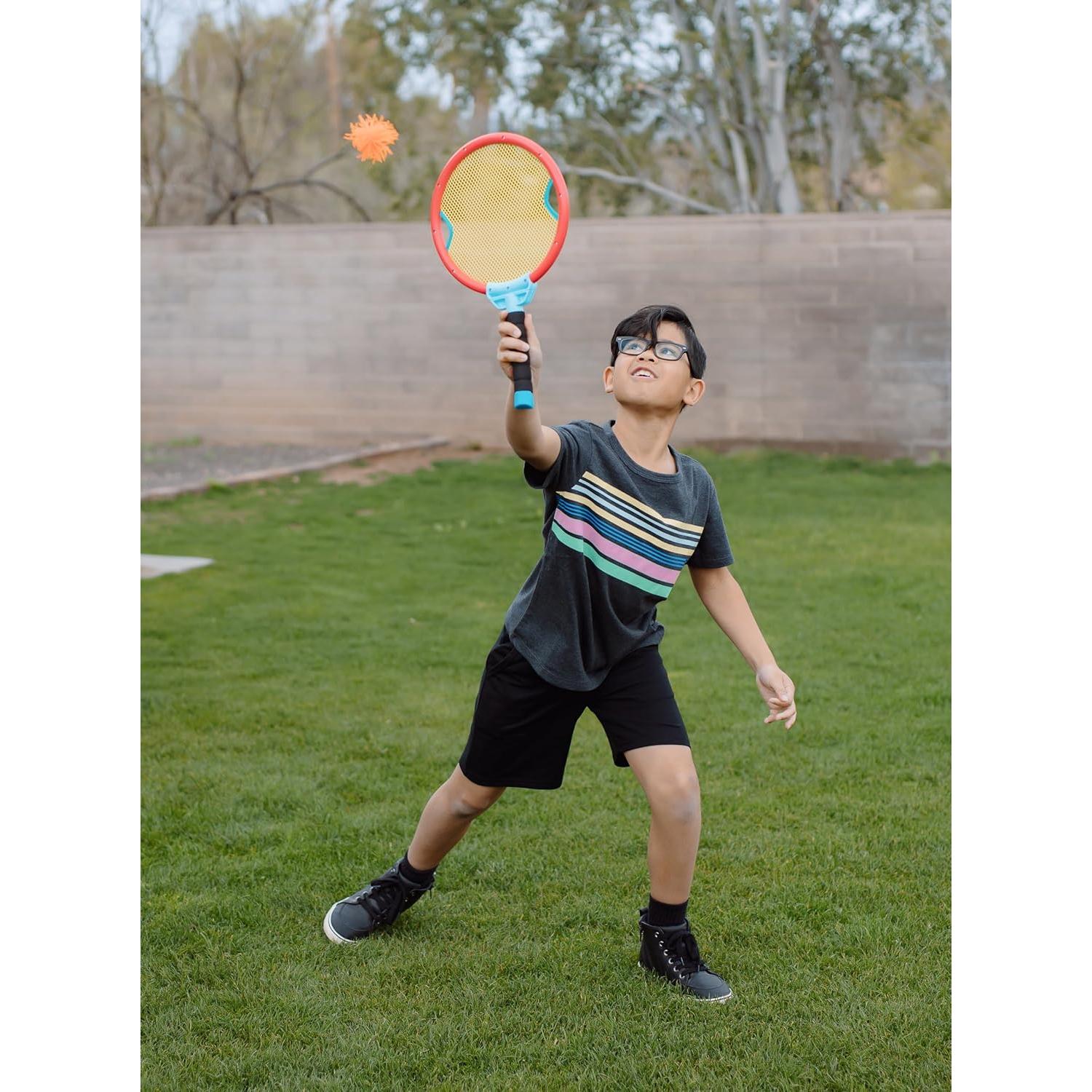 Juego de Voleibol al Aire Libre Chuckle & Roar - 2 Paddles POGO