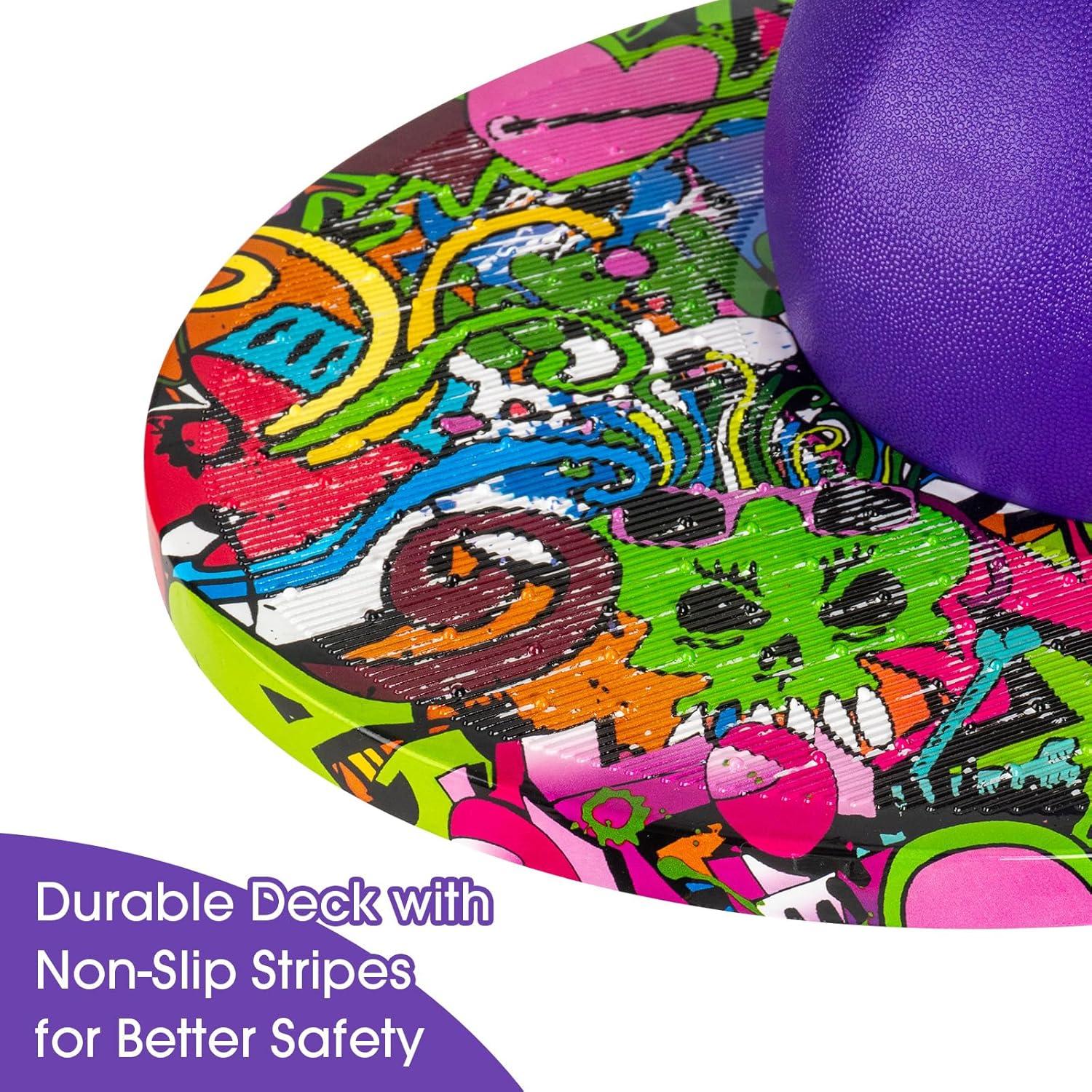 Pogo Ball Morado Willingfun para Niños 6+ Años hasta 72 kg