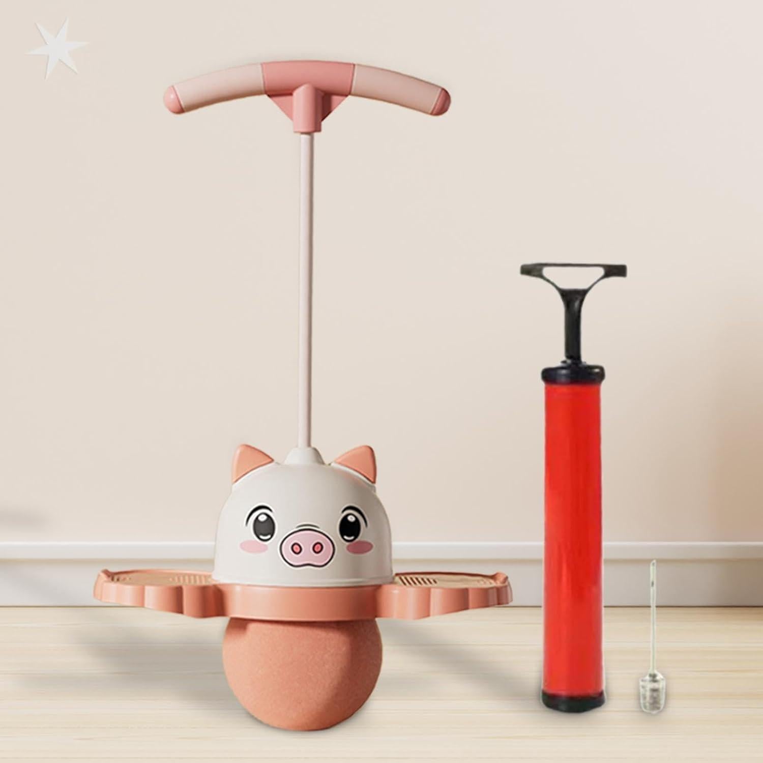 Pelota de Salto Pogo Rockible 38cm x 90cm Rosa