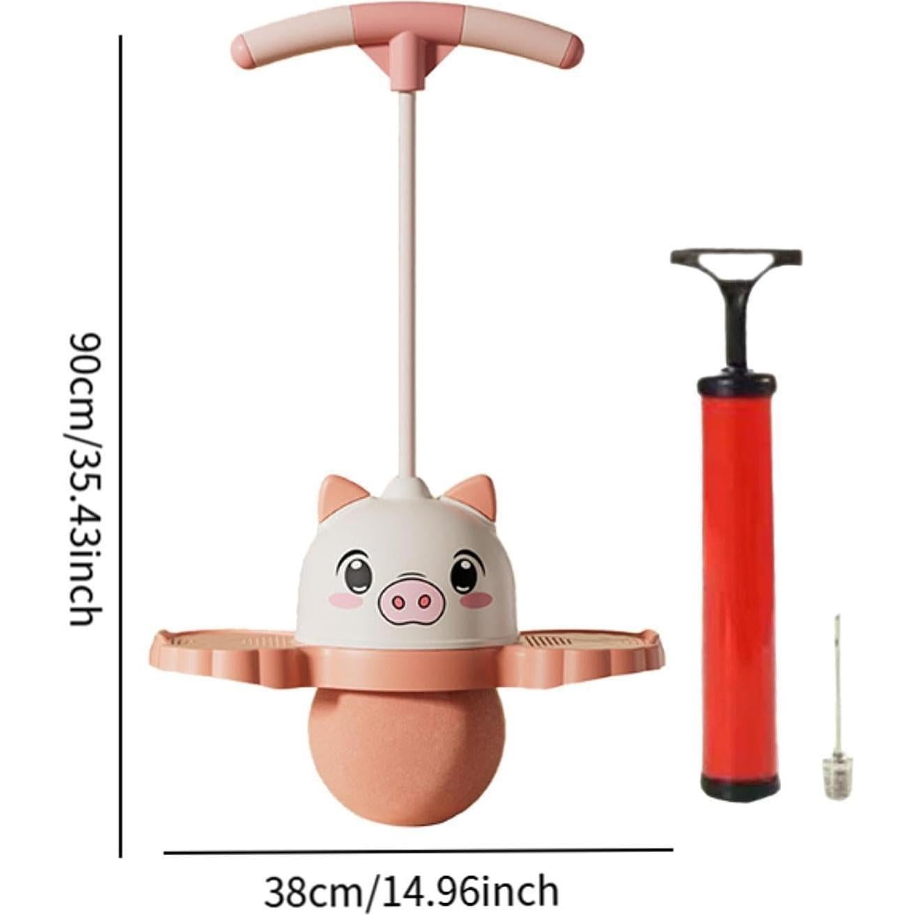 Pelota de Salto Pogo Rockible 38cm x 90cm Rosa