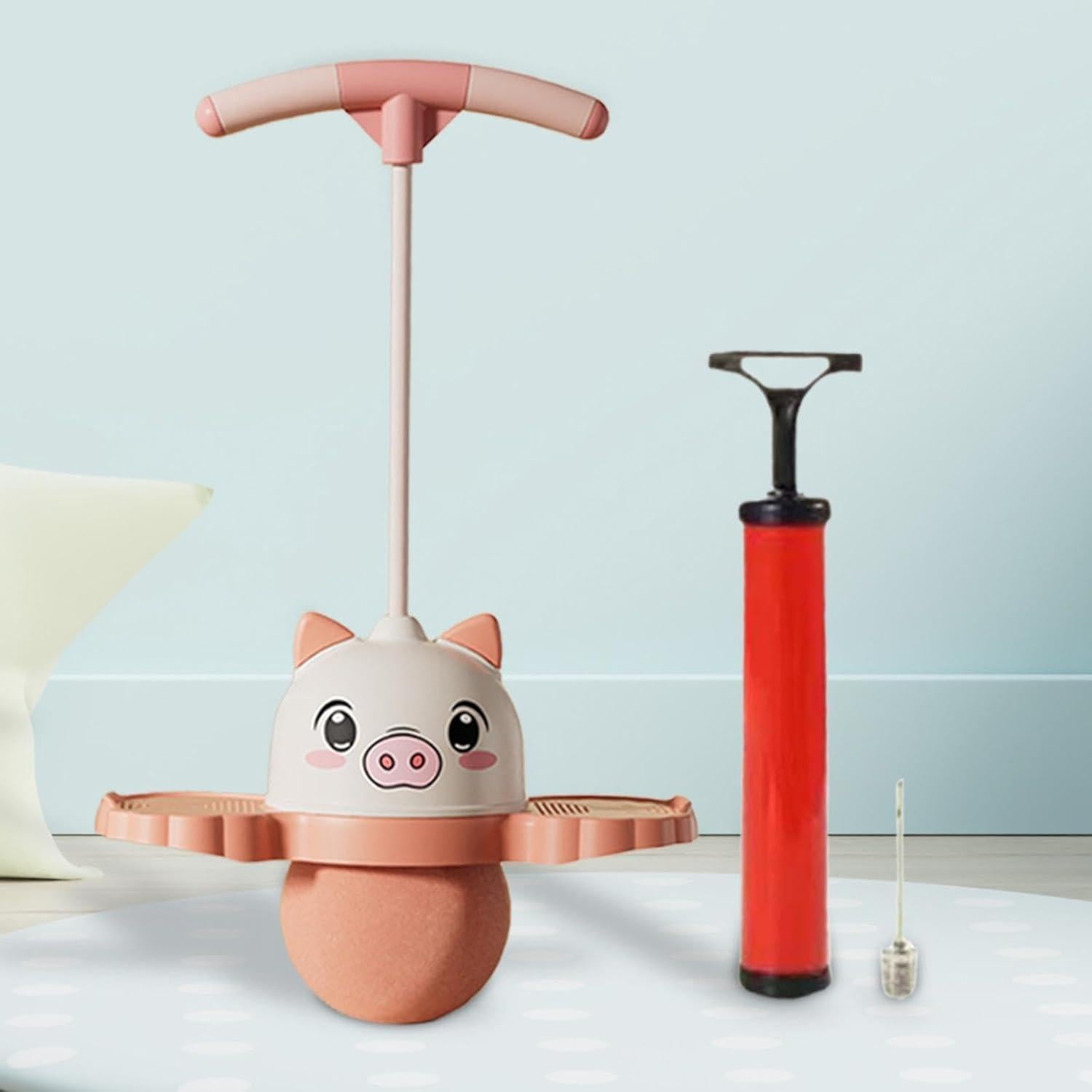 Pelota de Salto Pogo Rockible 38cm x 90cm Rosa