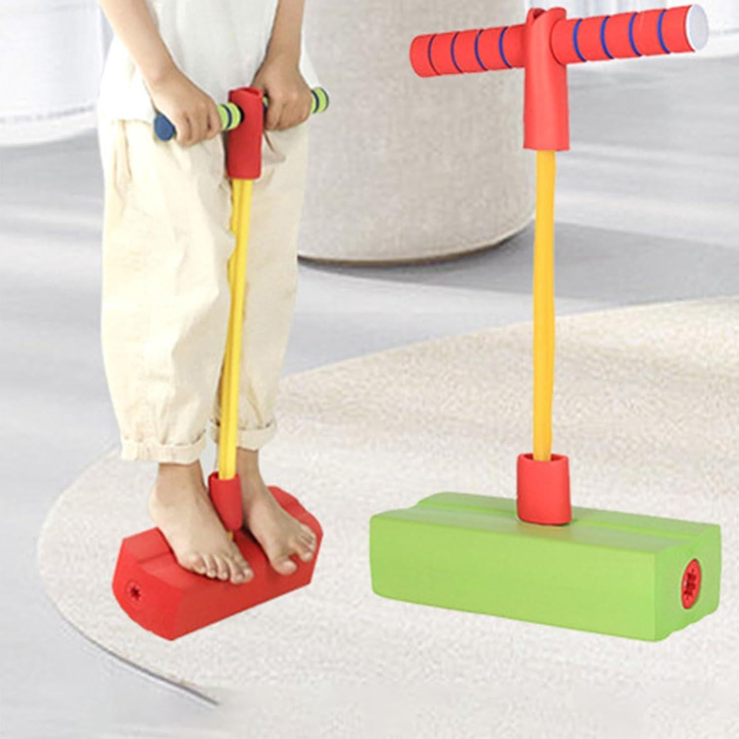 Palo de Pogo de Espuma ZJchao para Niños - Azul, 178g