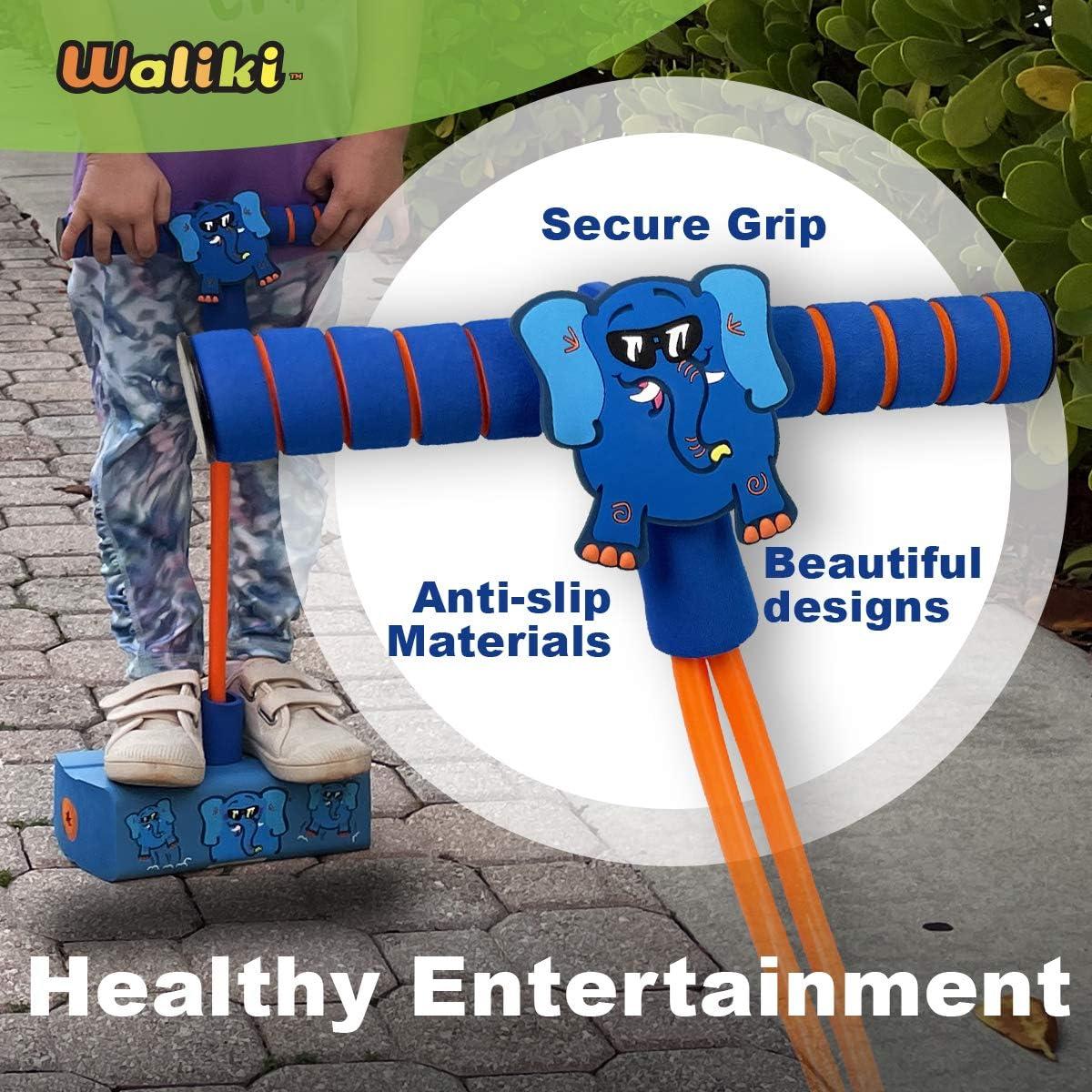 Pogo Hopper Foam Waliki Elefante Saltarín para Niños 3-8 Años