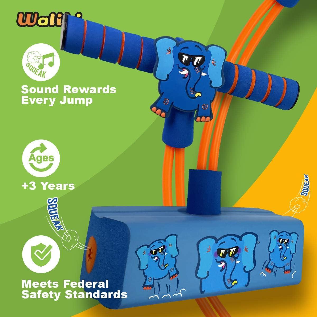 Pogo Hopper Foam Waliki Elefante Saltarín para Niños 3-8 Años