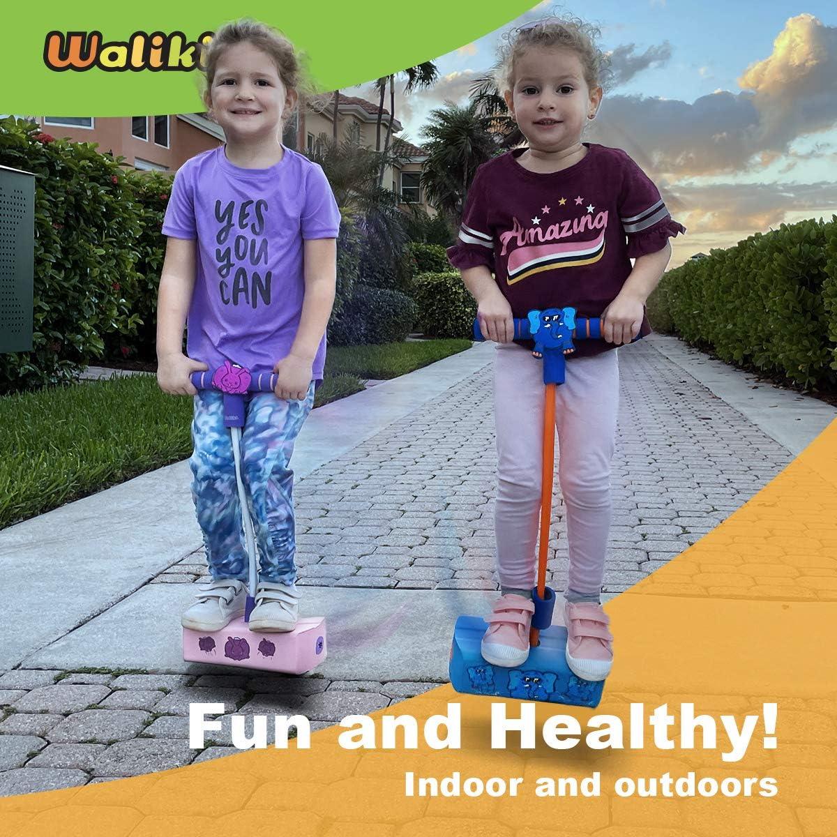 Pogo Hopper Foam Waliki Elefante Saltarín para Niños 3-8 Años