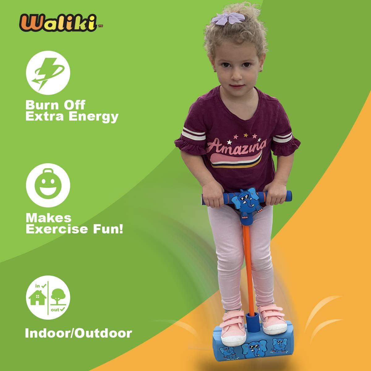 Pogo Hopper Foam Waliki Elefante Saltarín para Niños 3-8 Años