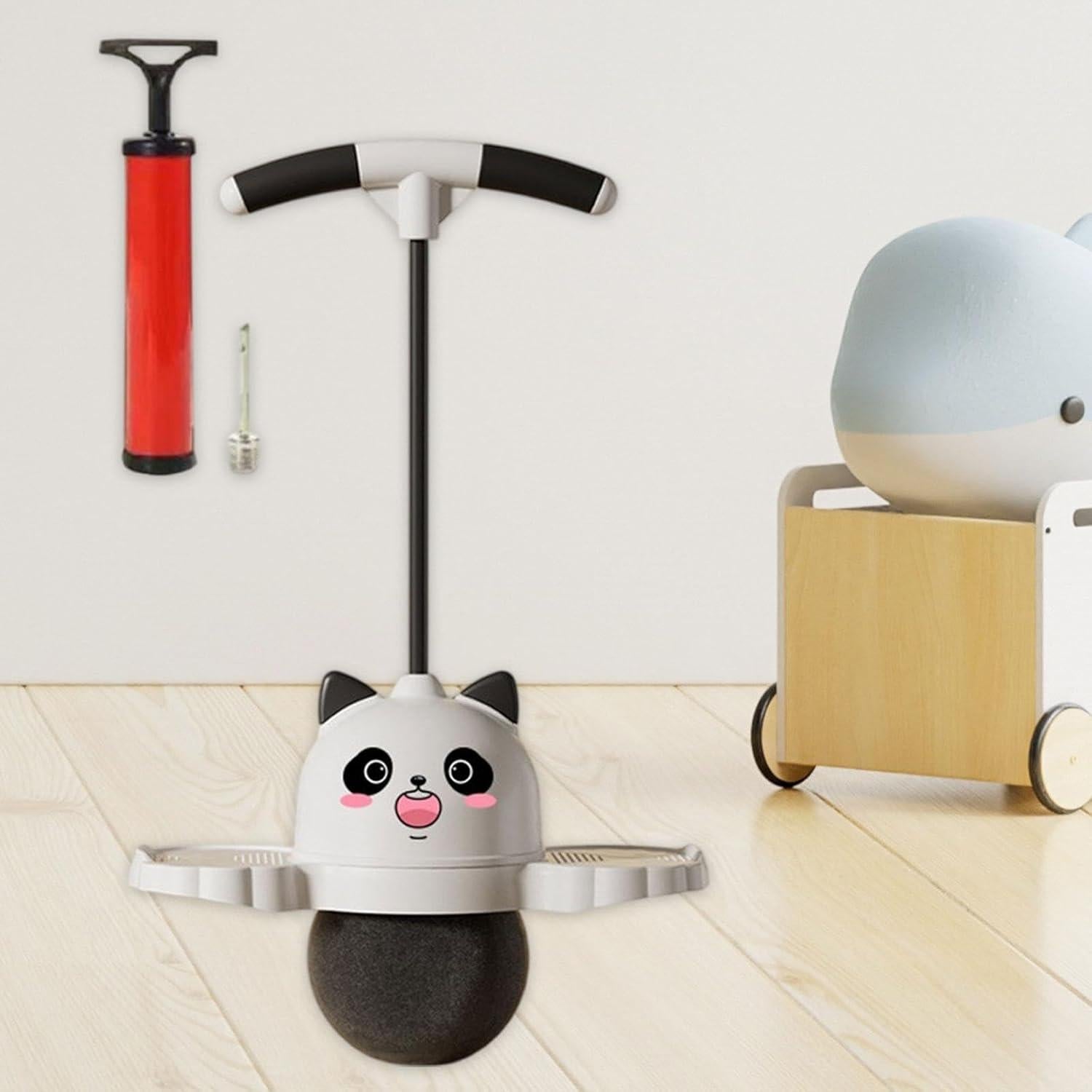 Pelota Pogo con Mango Panda Zxpjkyu 38x90cm para Niños