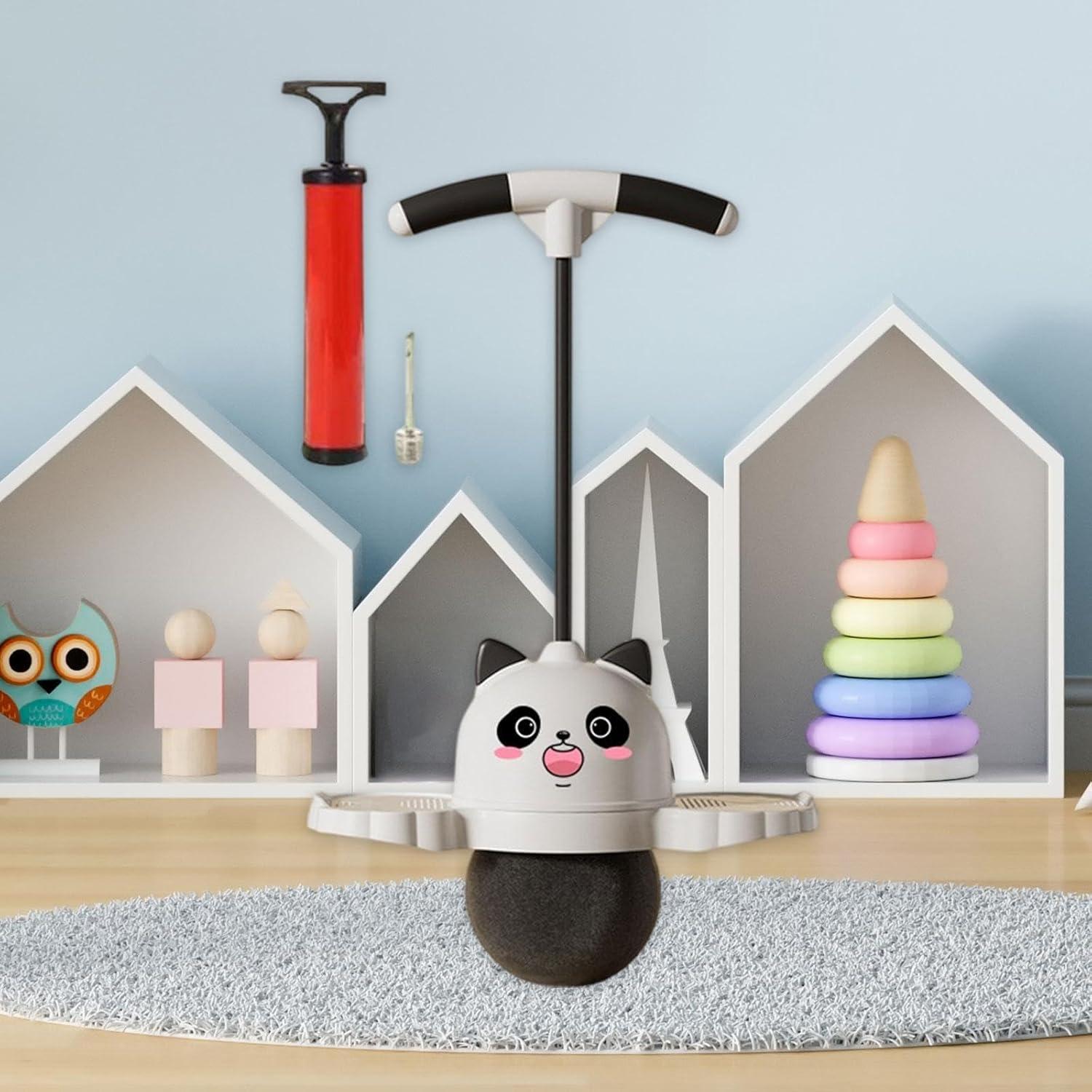 Pelota Pogo con Mango Panda Zxpjkyu 38x90cm para Niños