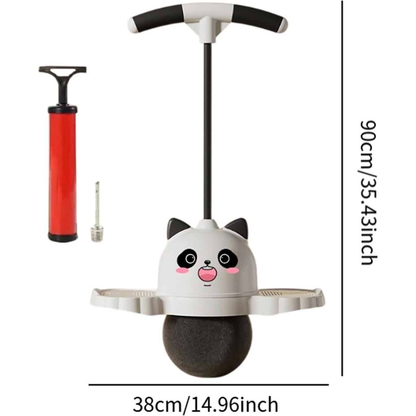 Pelota Pogo con Mango Panda Zxpjkyu 38x90cm para Niños