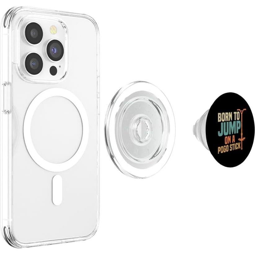 PopSockets PopGrip Magnético para MagSafe - Nacido para Saltar