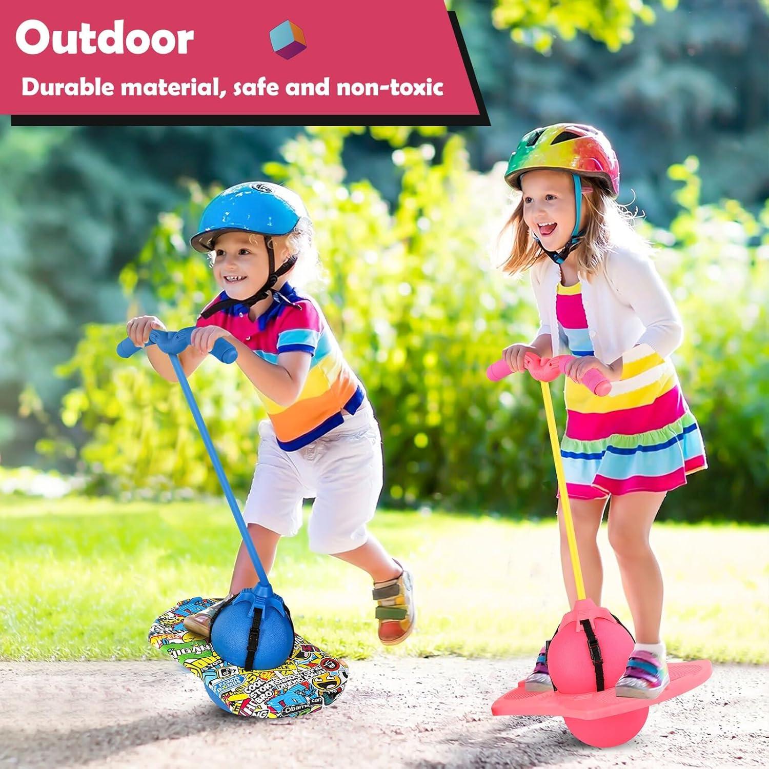 Pogo Ball Christoy con Mangos para Niños y Adultos - 90.72 kg