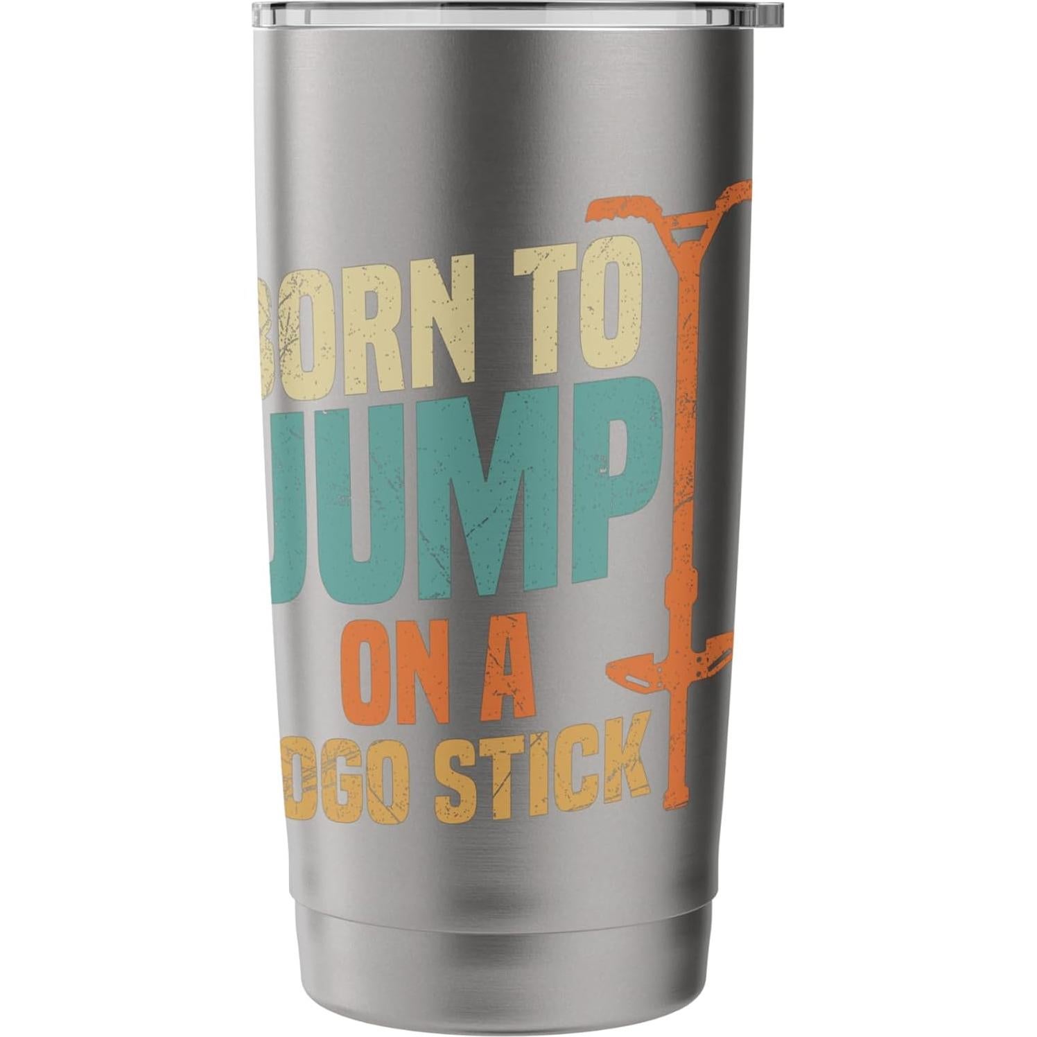 Vaso Aislado de Acero Inoxidable 20 oz Diseño Pogo Stick