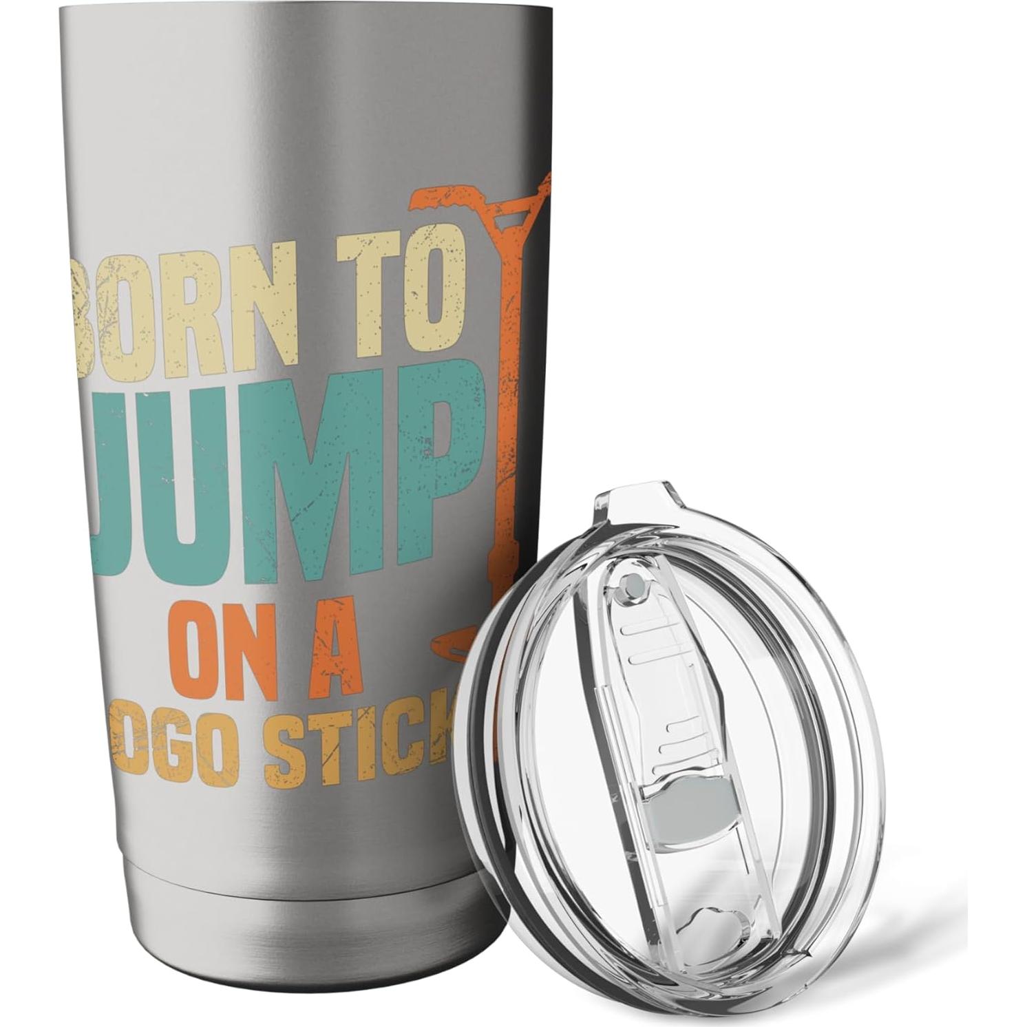 Vaso Aislado de Acero Inoxidable 20 oz Diseño Pogo Stick
