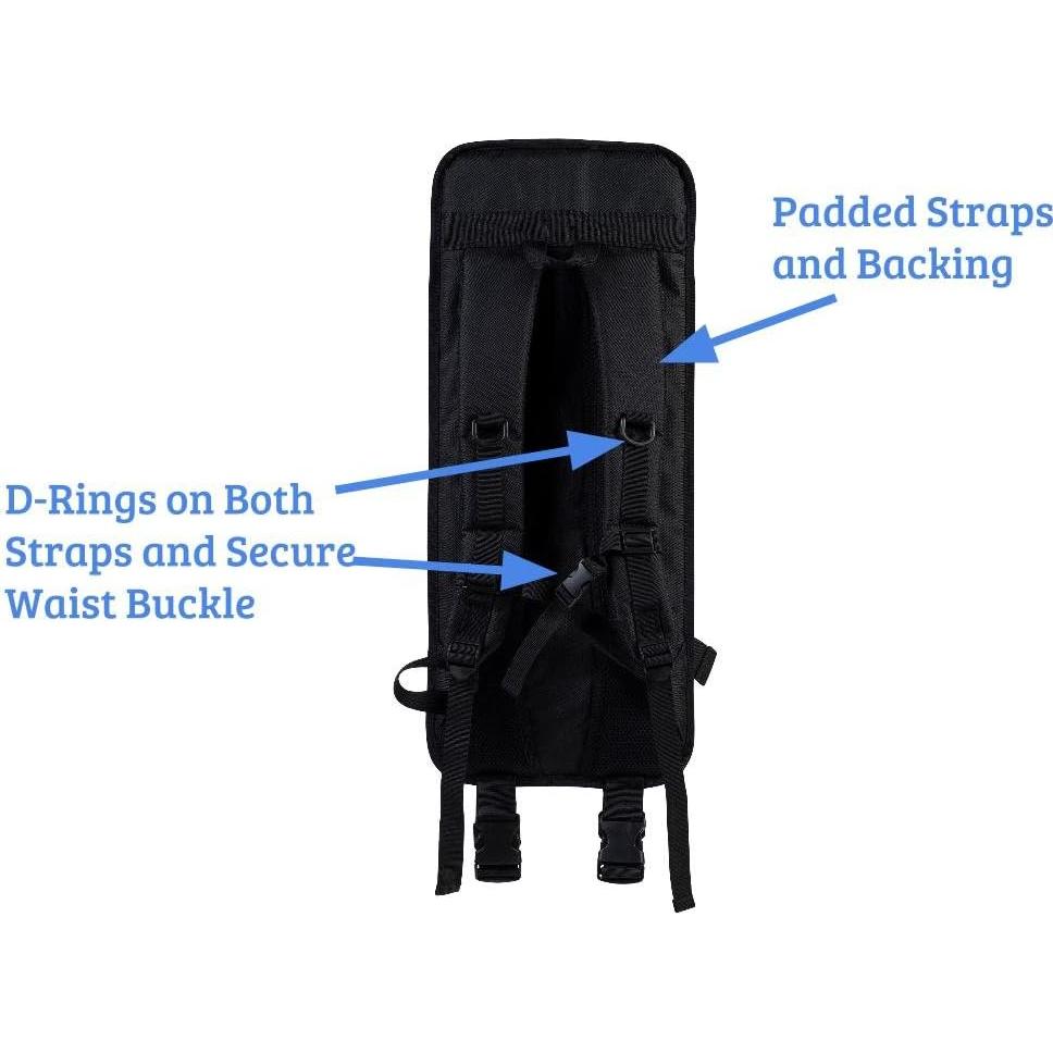 Mochila para Pogo Stick Flybar - Acolchada y Ajustable - Negra