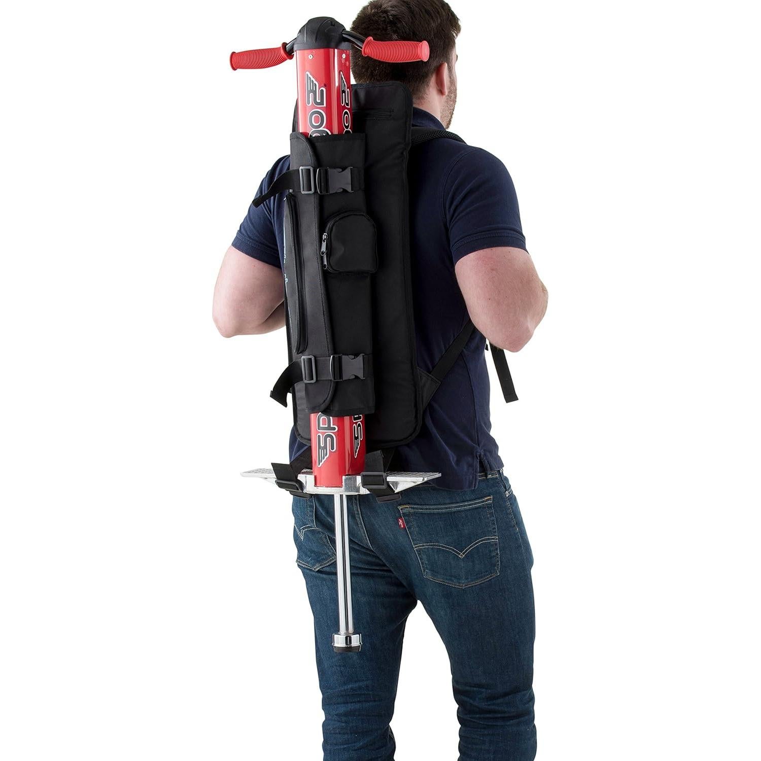 Mochila para Pogo Stick Flybar - Acolchada y Ajustable - Negra