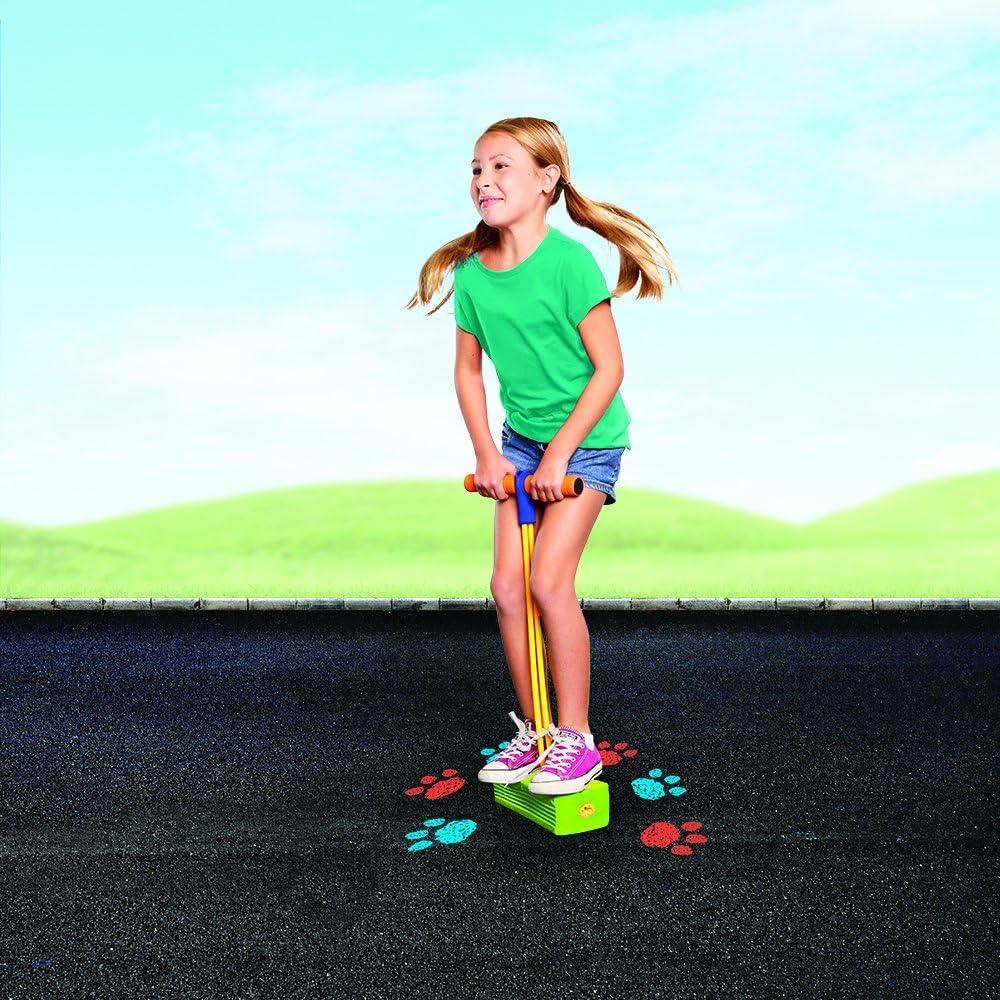 Palo de Pogo Print Kidoozie con 8 Tizas en Polvo No Tóxicas