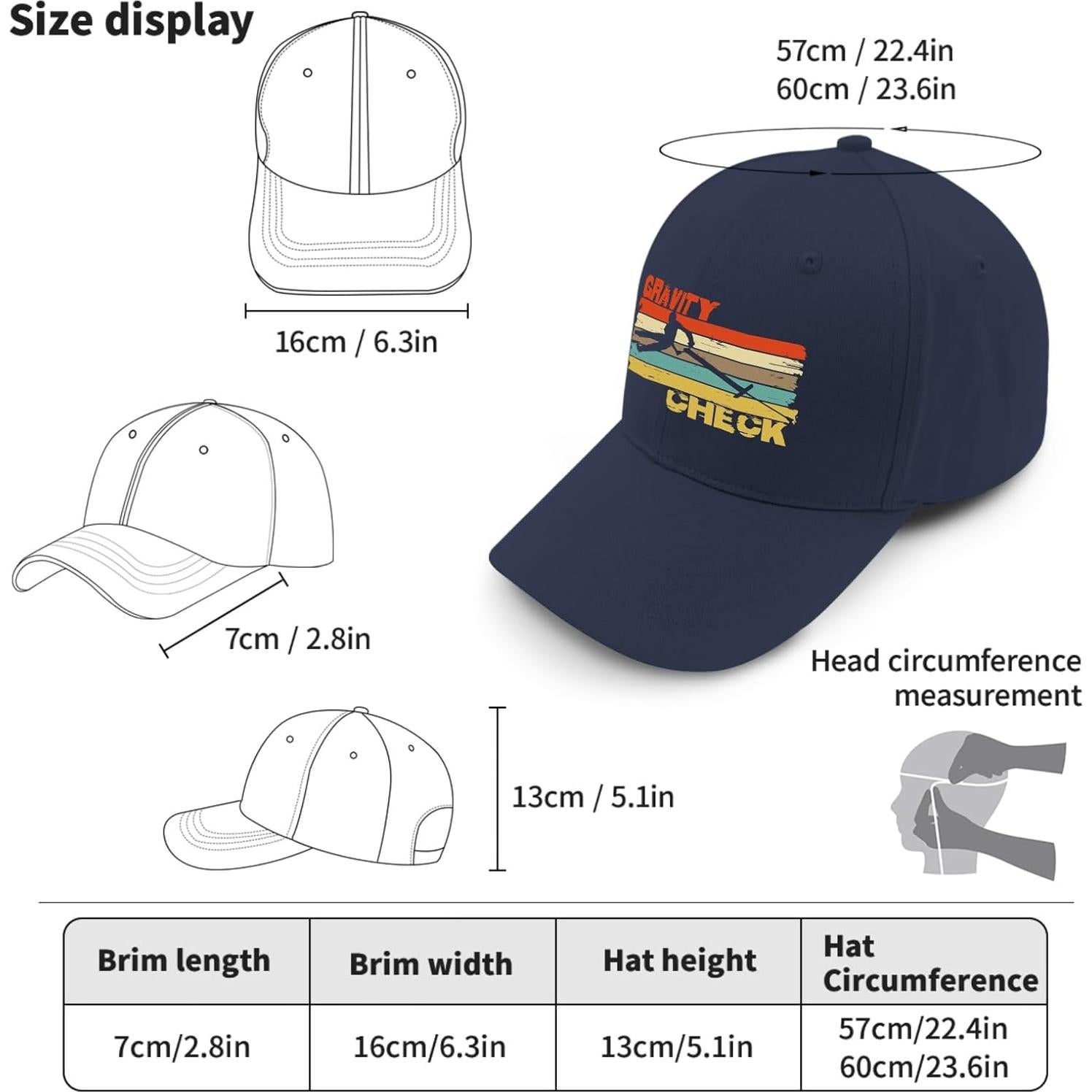 Gorra de Béisbol para Mujeres Genérica - Sombrero Ligero Marino