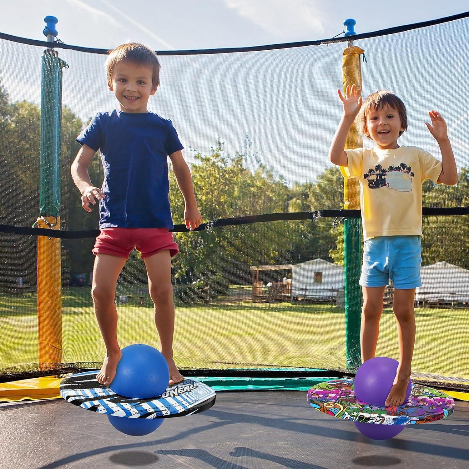 Pogo Ball Junkin 2 Piezas con Bomba y Diseño Colorido