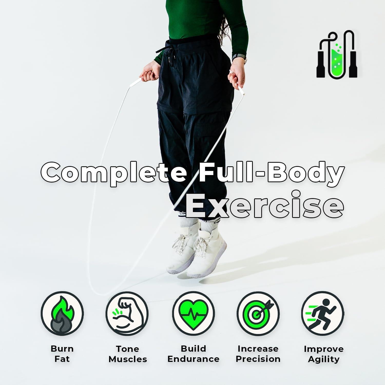 Cuerda de Saltar Ajustable Alchemist Athletics 3.05m PVC