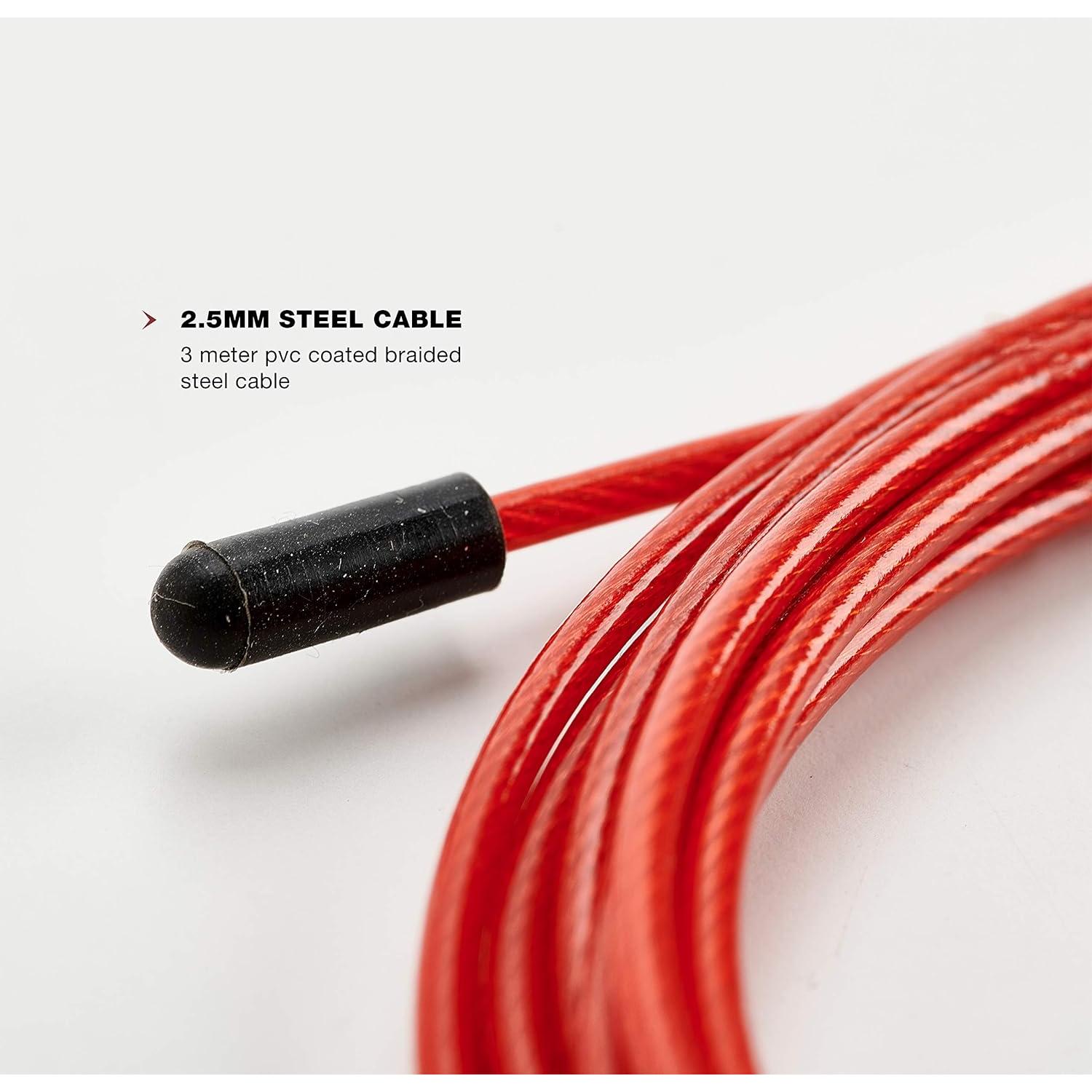 Cuerda de Salto PICSIL Ajustable 300 cm Doble Rodamiento Fitness