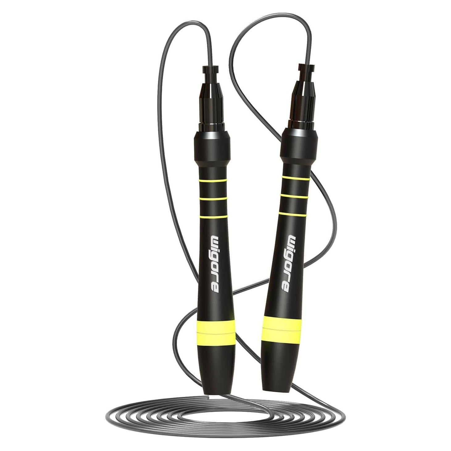 Cuerda de Salto Wigore Ajustable 50 cm con Agarre de Silicona