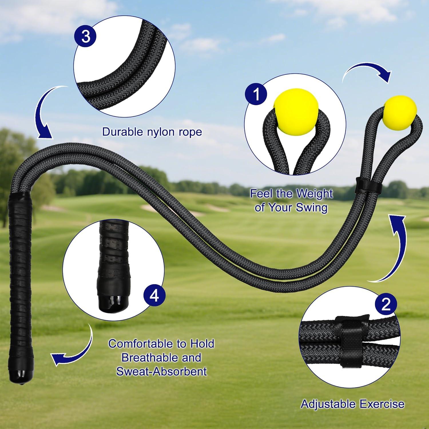 Entrenador de Swing de Golf NGBHM GOLF-SWING-01 Cuerda Nylon