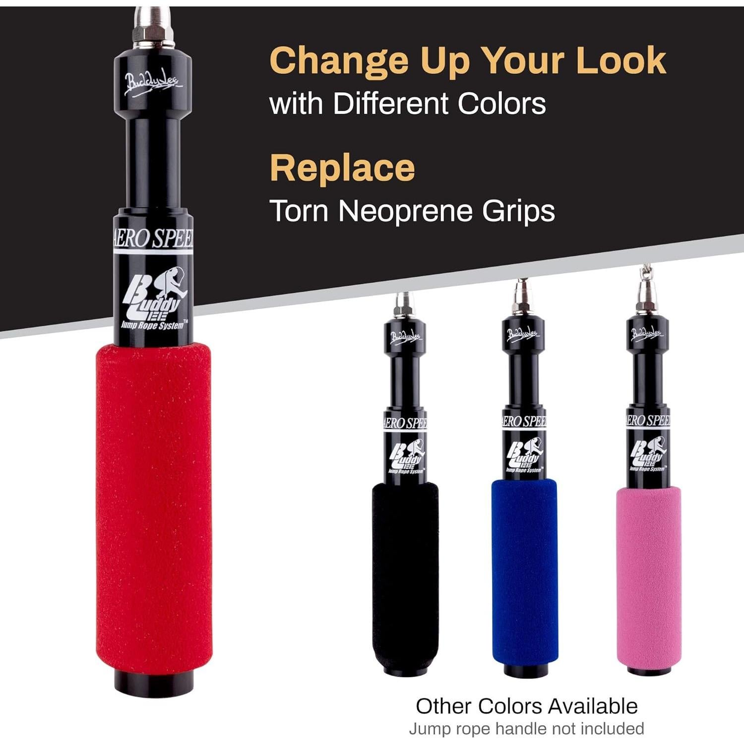 Agarres de Neopreno para Cuerda de Salto Buddy Lee ROJO