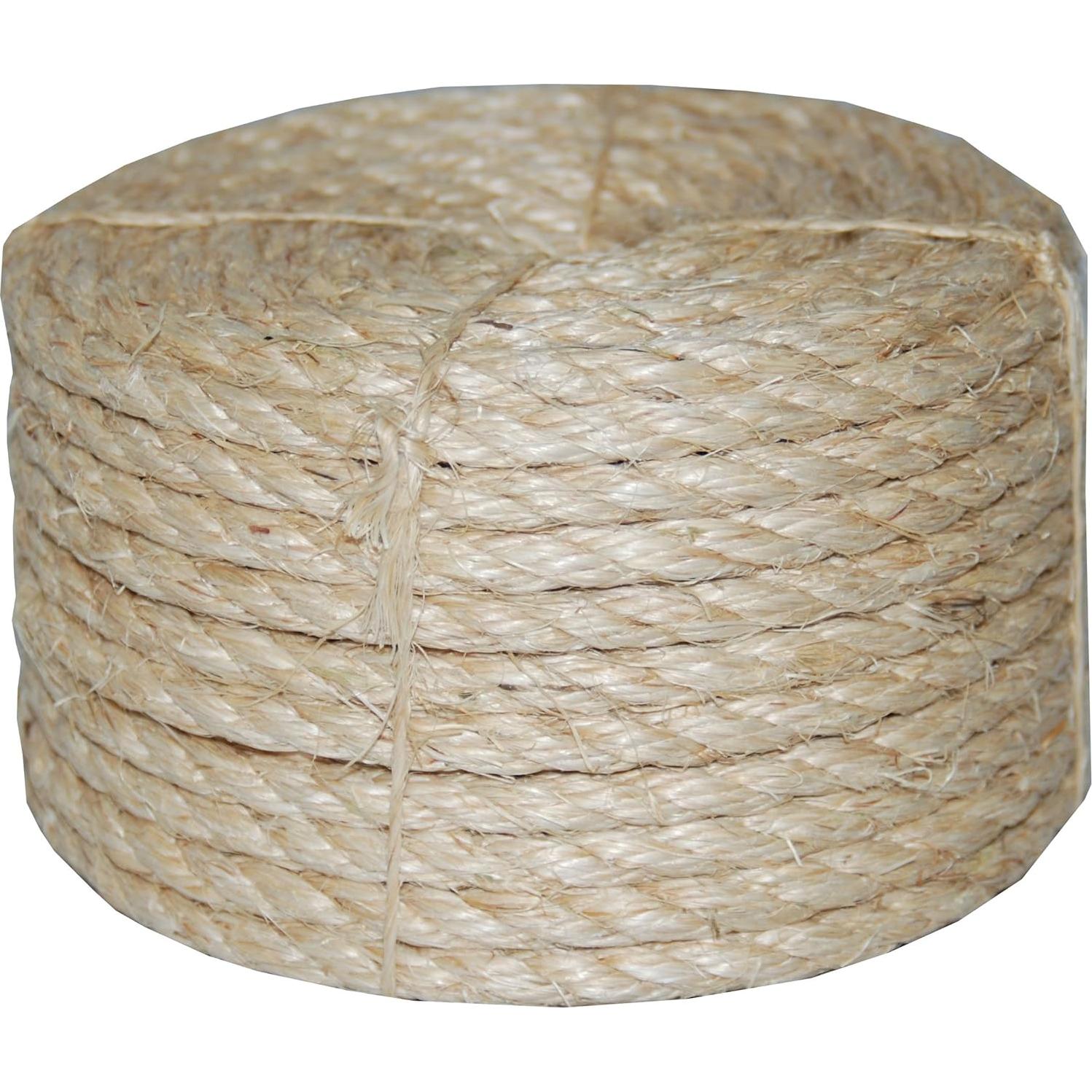 Cuerda de Sisal Trenzada T.W. Evans 30.48m Beige 0.96cm